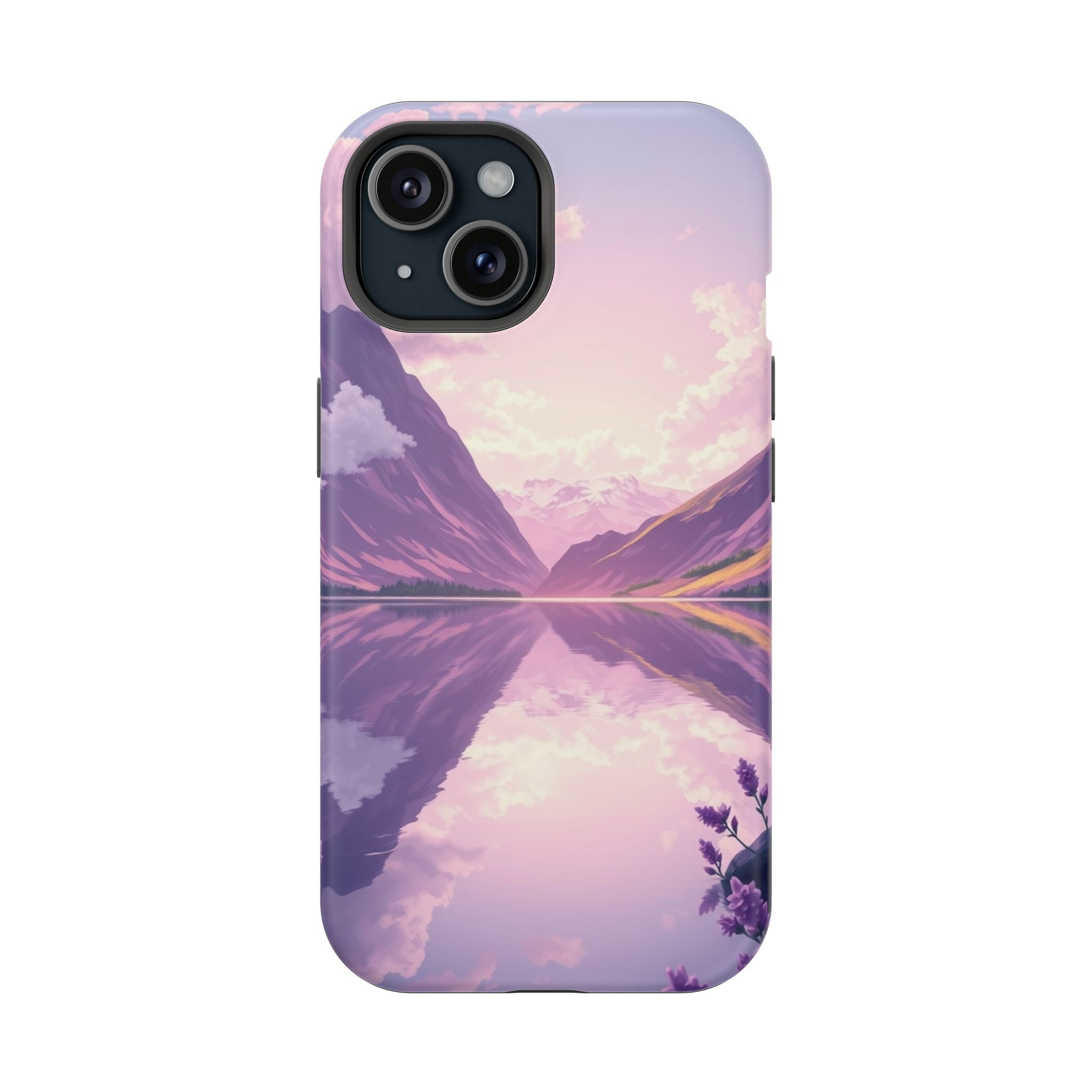 iPhone Lavender And Pearl Fjord Reflection Slim iPhone Everyday · iPhone Case