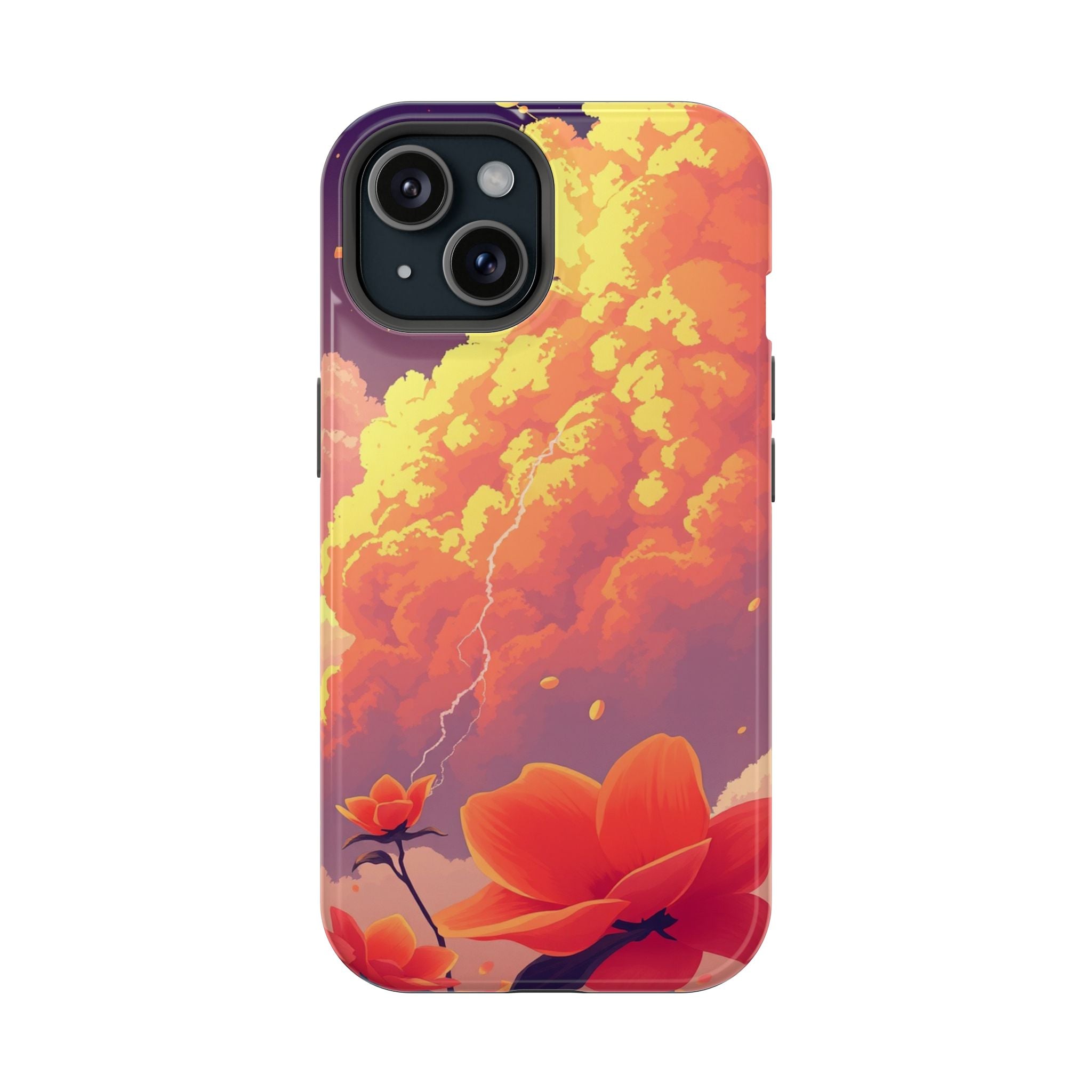 iPhone Sunset Amber And Peach Petal Storm Slim iPhone Everyday Designer · iPhone