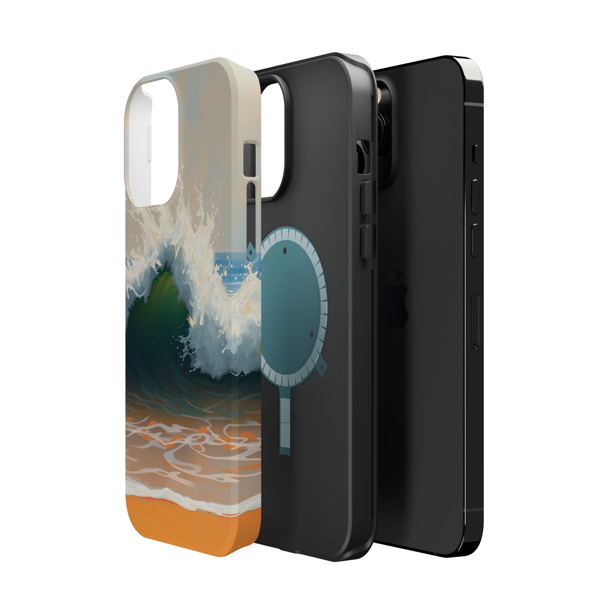 iPhone Radiant Ocean Wave Crash Design Slim Everyday Designer Case · iPhone Case