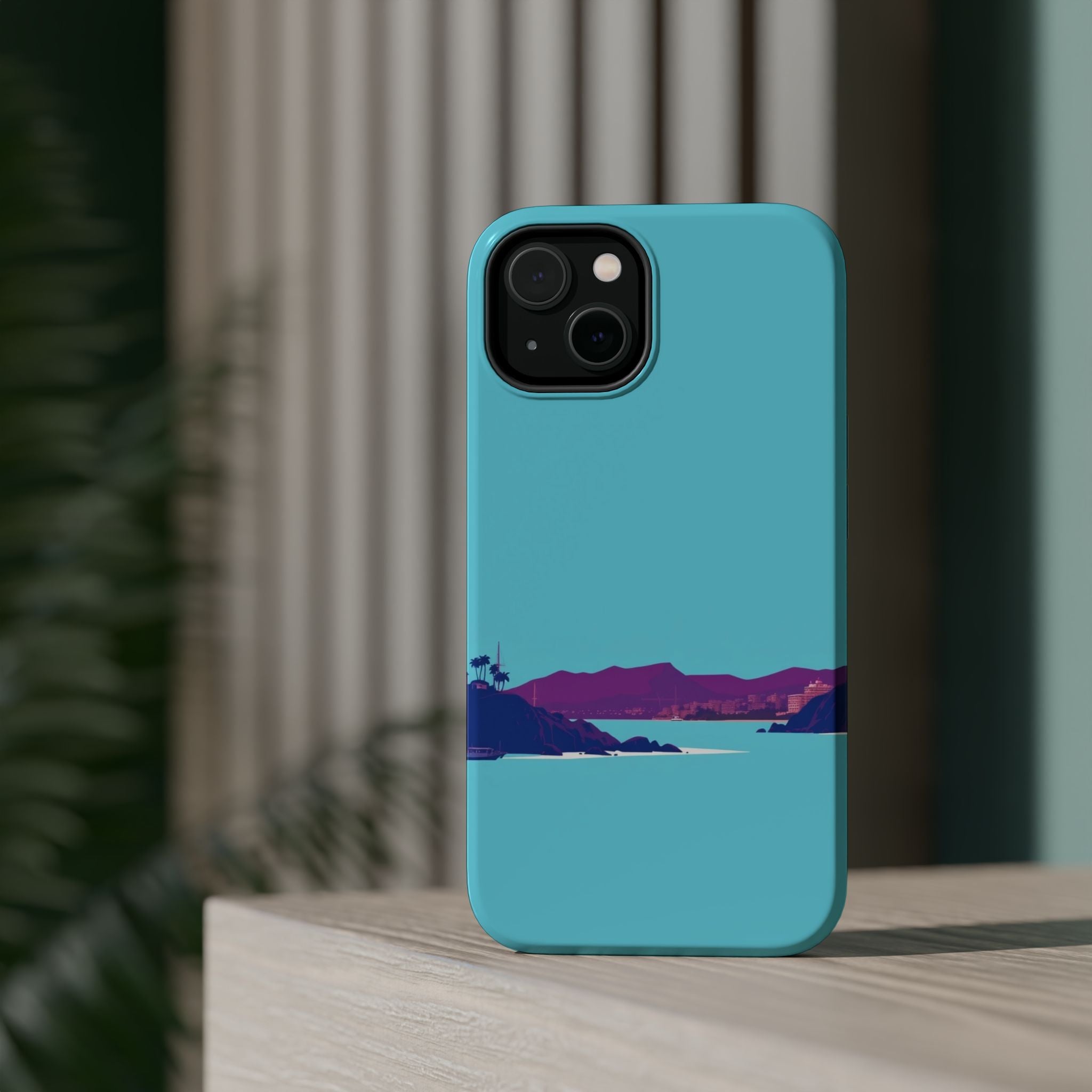 iPhone Hibiscus Coast Mystic Art Bold Modern Everyday Snap Case · iPhone Case