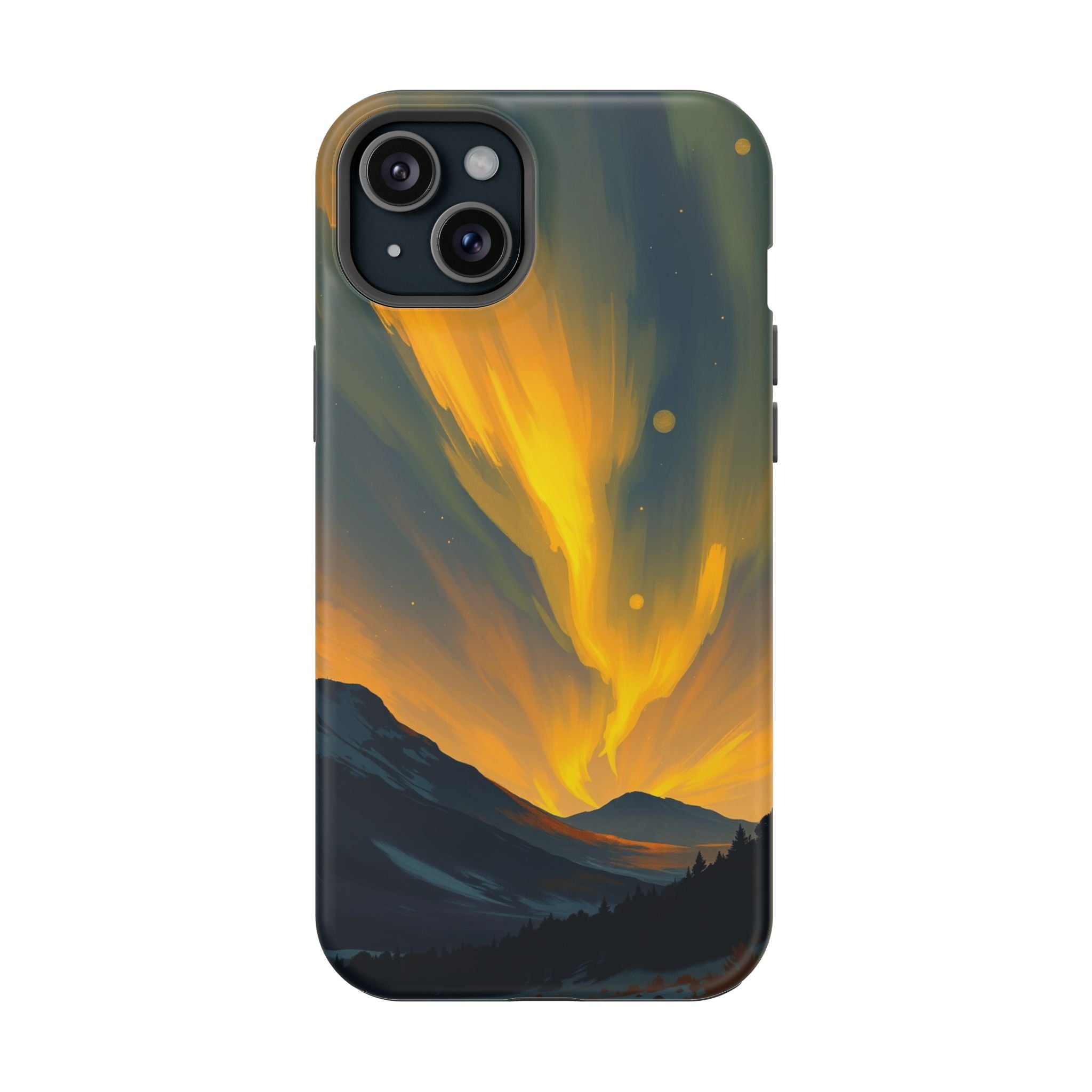 iPhone Serene Northern Lights Design Slim Everyday Designer Case · iPhone Case