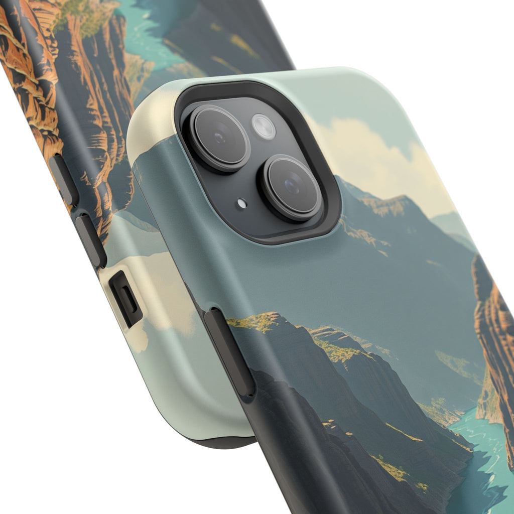 iPhone Charcoal And Copper River Canyon Slim Everyday iPhone 19 · iPhone Case