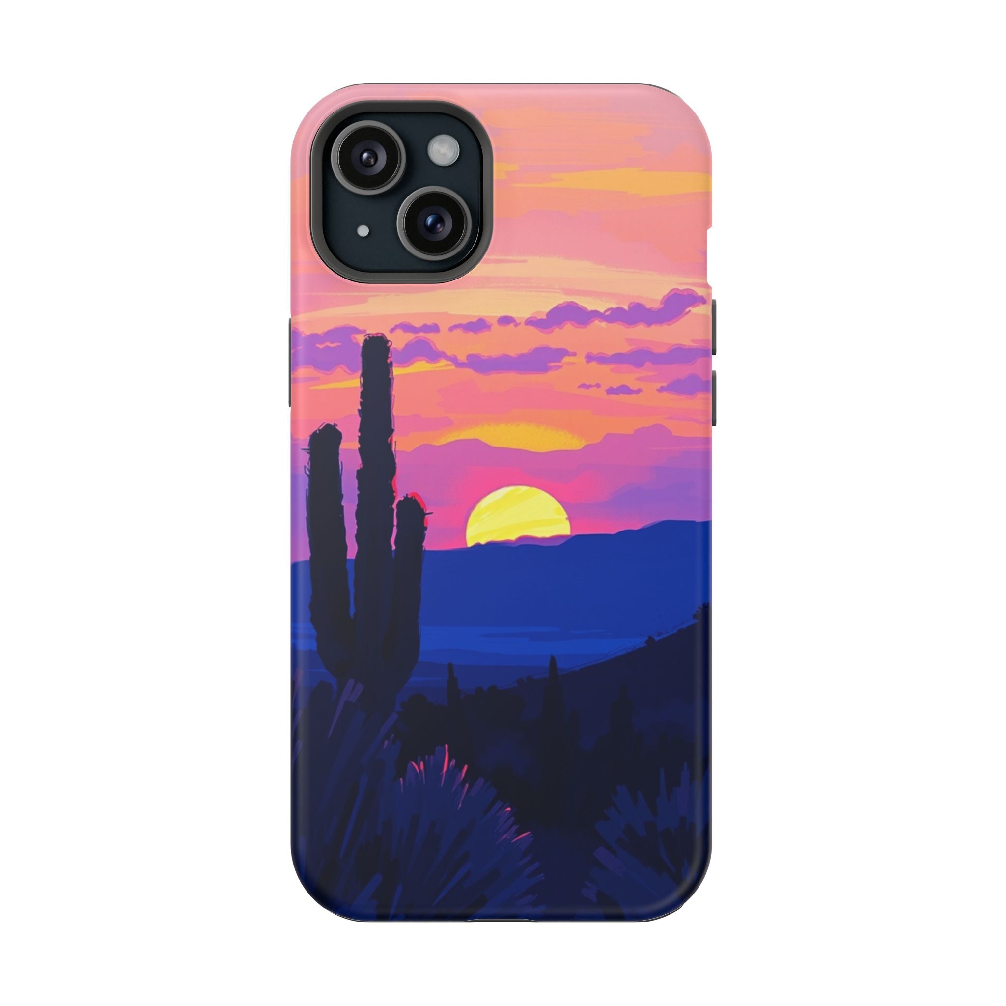iPhone Mesa Sunset Oil Painting Impressionist Slim iPhone Everyday · iPhone Case