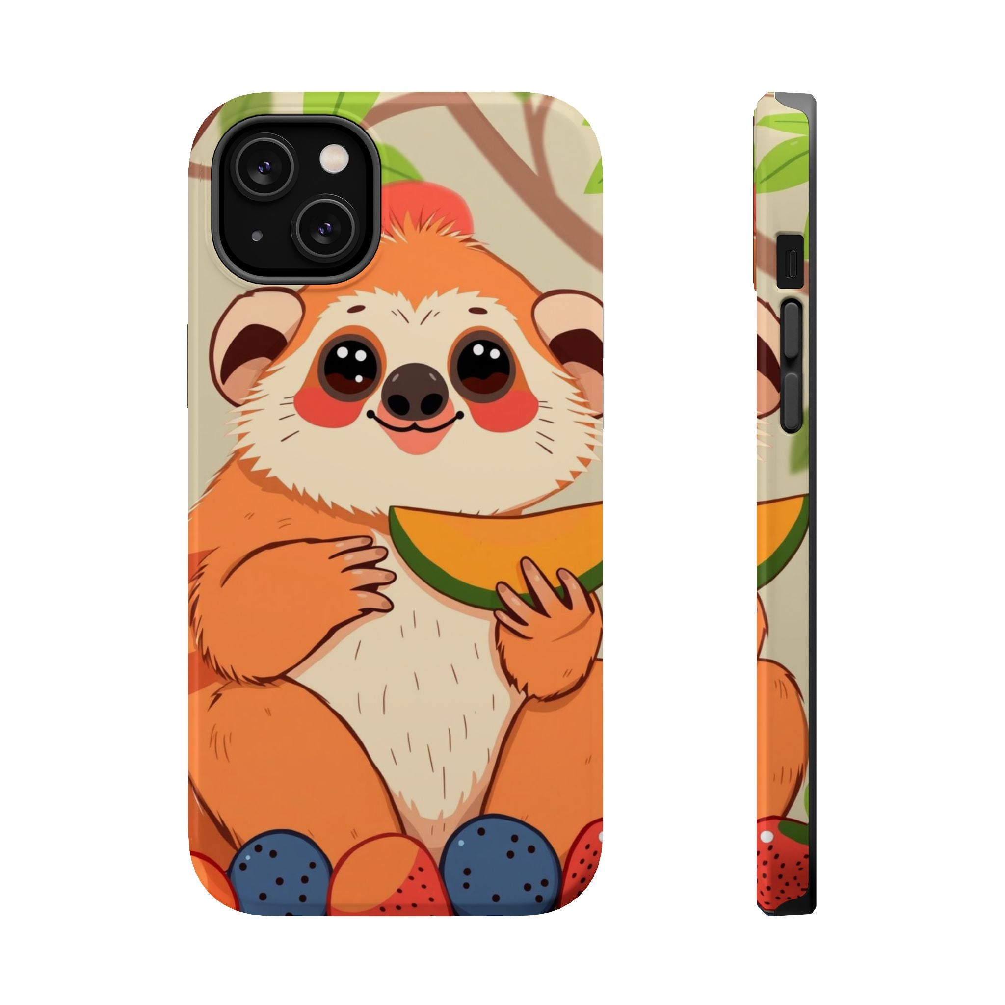 iPhone Slow Loris with Fruit Kids Fun iPhone Phone Case Gift Slim · iPhone Case