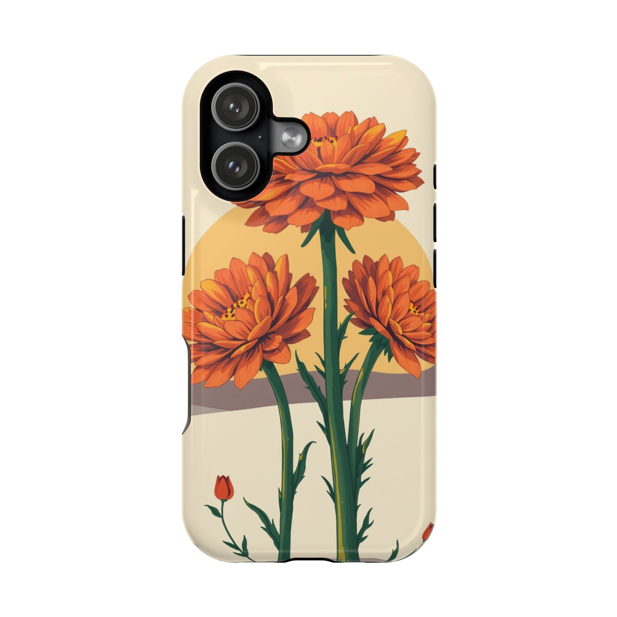 iPhone Ranunculus Stack Bold Art Bold Modern Everyday Snap Case · iPhone Case