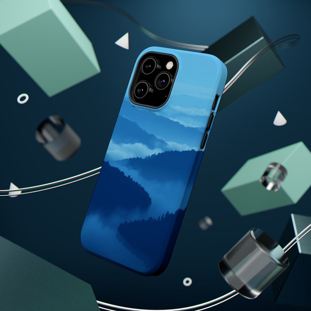 iPhone Fog Rolling Over Hills Pixel Art -Bit Slim iPhone Everyday · iPhone Case