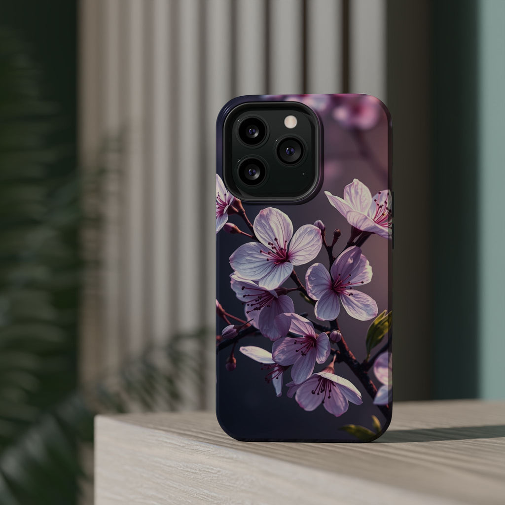 iPhone Cherry Blossom Enchanted Art Artistic Everyday Cas Slim Snap Case · iPhon