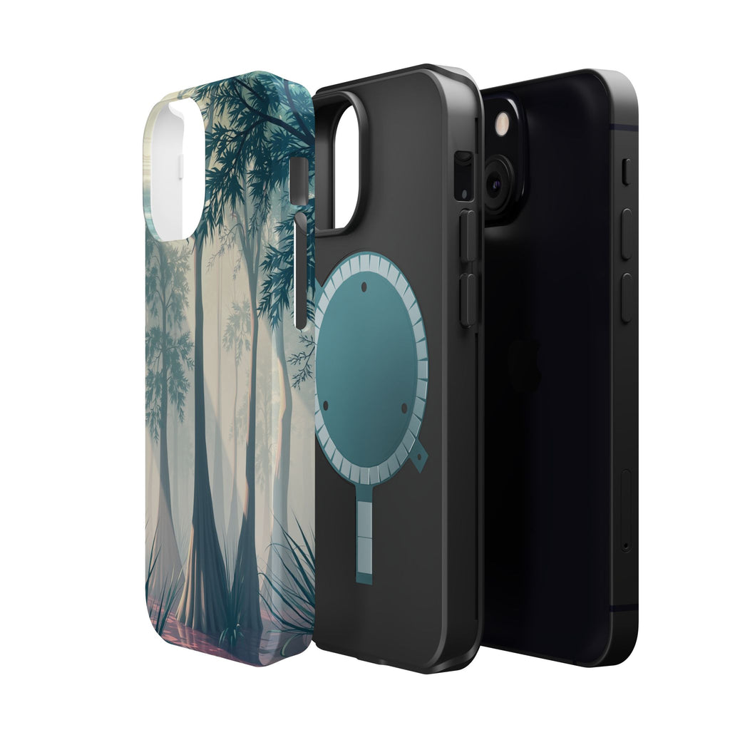 iPhone Mint And Blush Cypress Swamp Slim Everyday Designer Case · iPhone Case