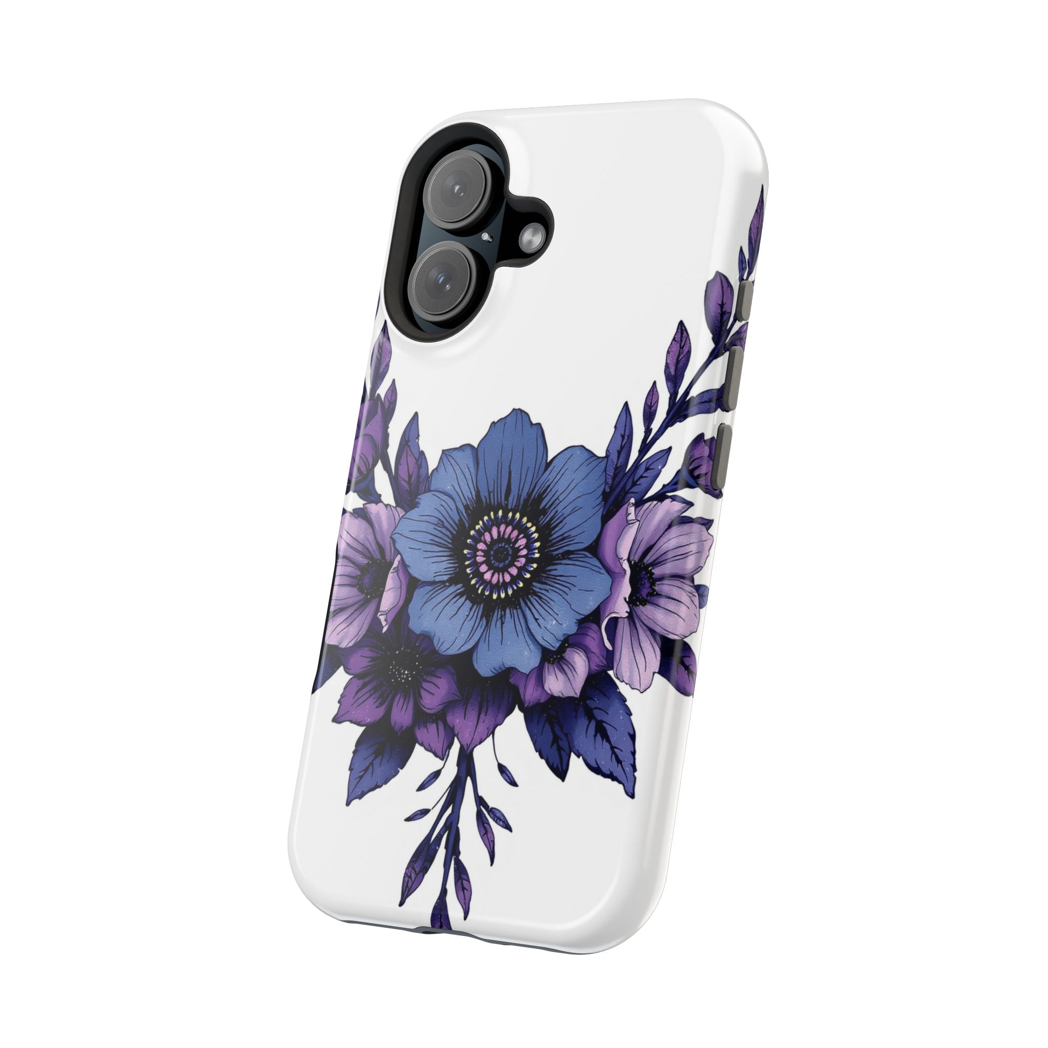iPhone Floral Crown Grunge Distressed Slim Everyday Designer Case · iPhone Case