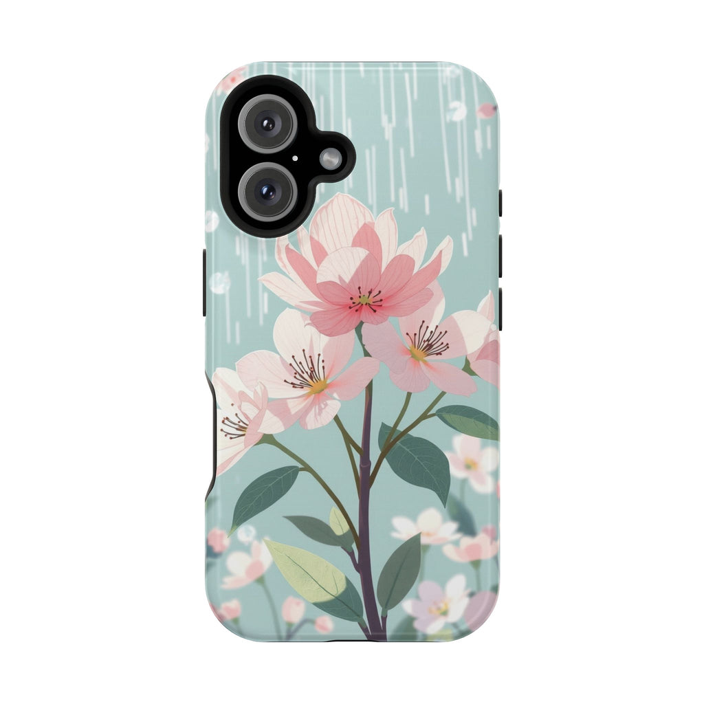 iPhone Mint And Blush Spring Shower Bloom Slim iPhone Everyday Designer · iPhone