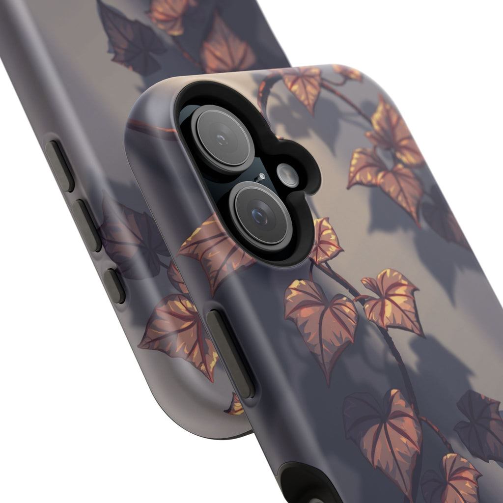 iPhone Charcoal And Copper Art Nouveau Vine Soft iPhone 13 Finish · iPhone Case
