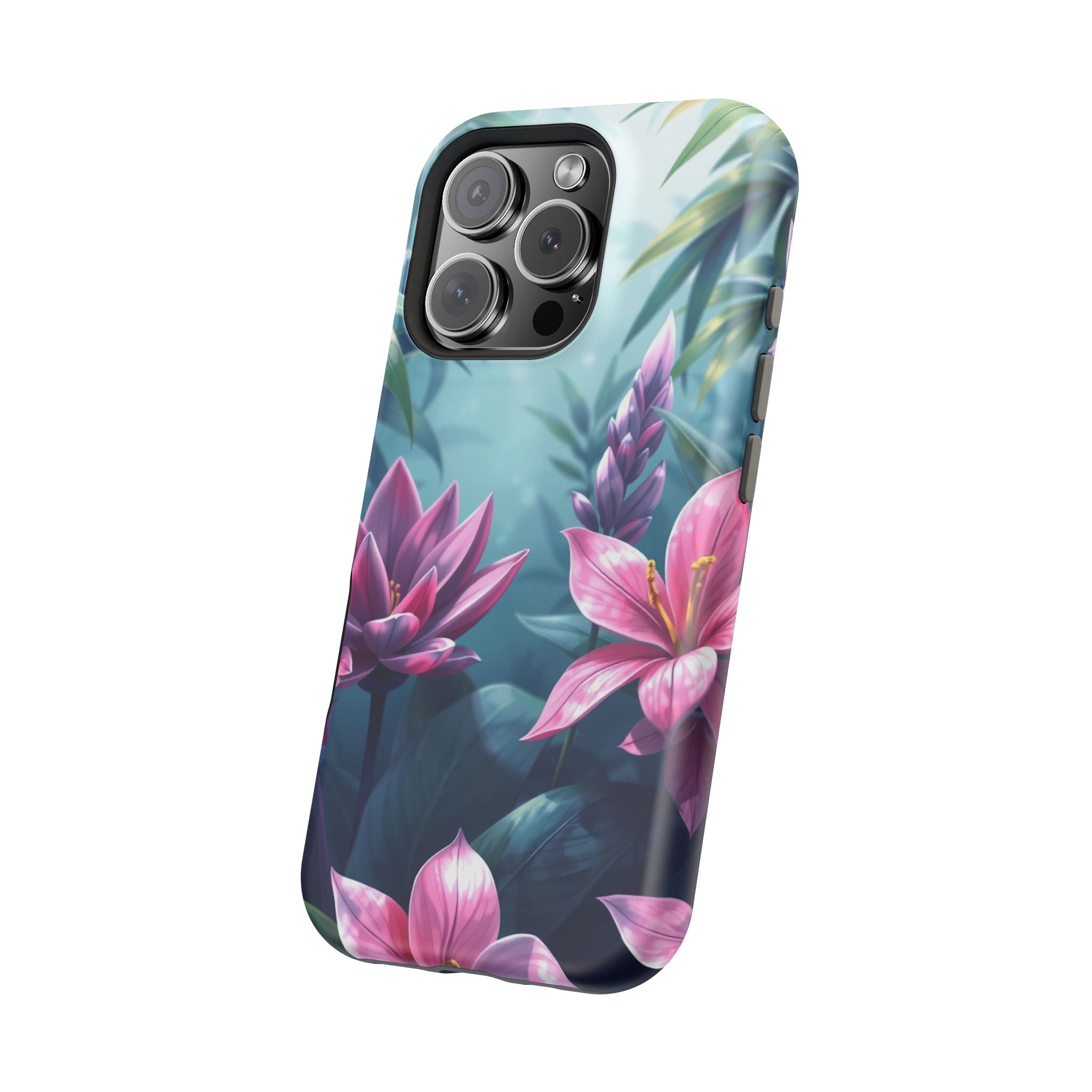 iPhone Indigo And Violet Jungle Floral Slim Everyday Designer Case · iPhone Case
