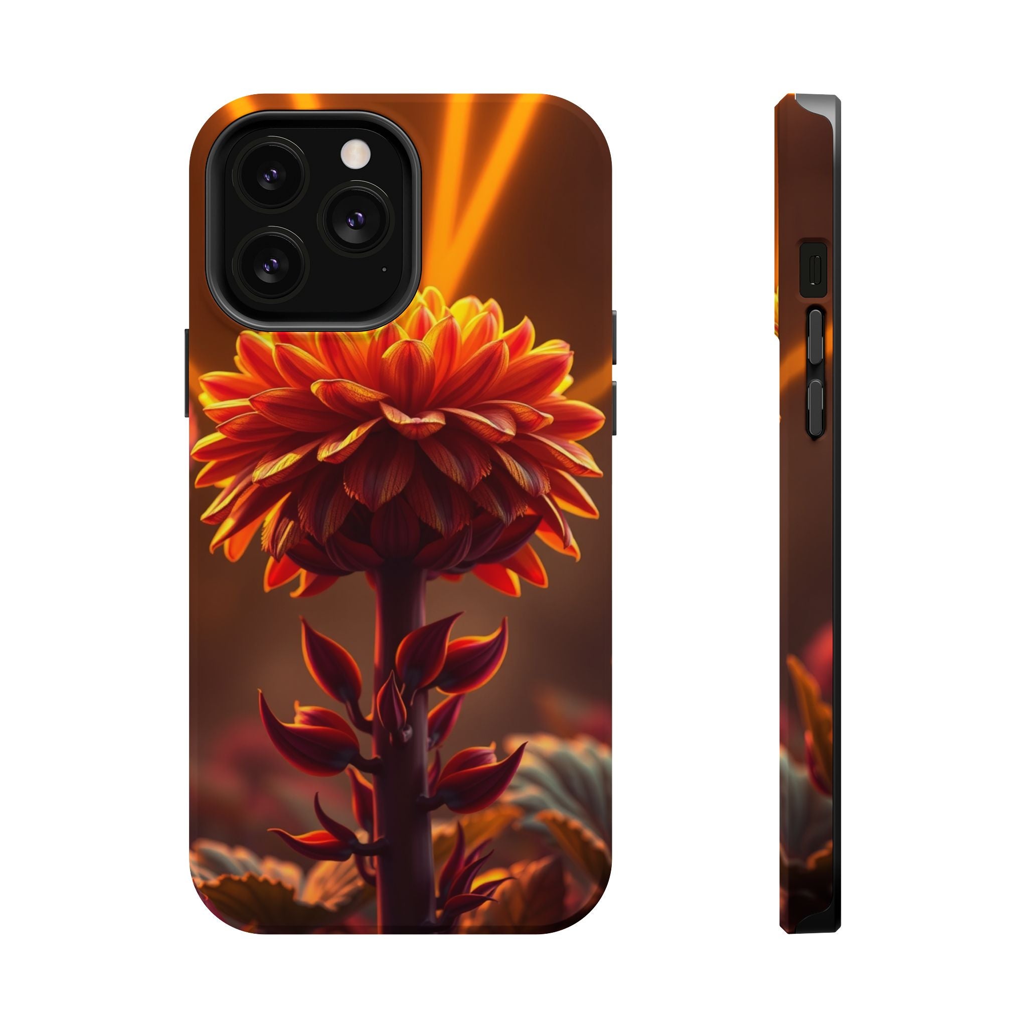 iPhone Mustard And Rust Ranunculus Stack Slim Everyday iPhone Designer · iPhone
