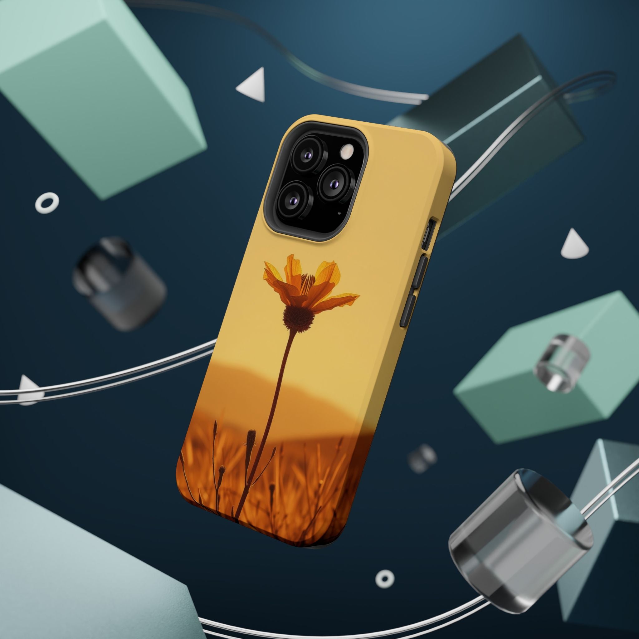 iPhone Desert Flower Cinematic Art Bold Modern Everyday Snap Case · iPhone Case