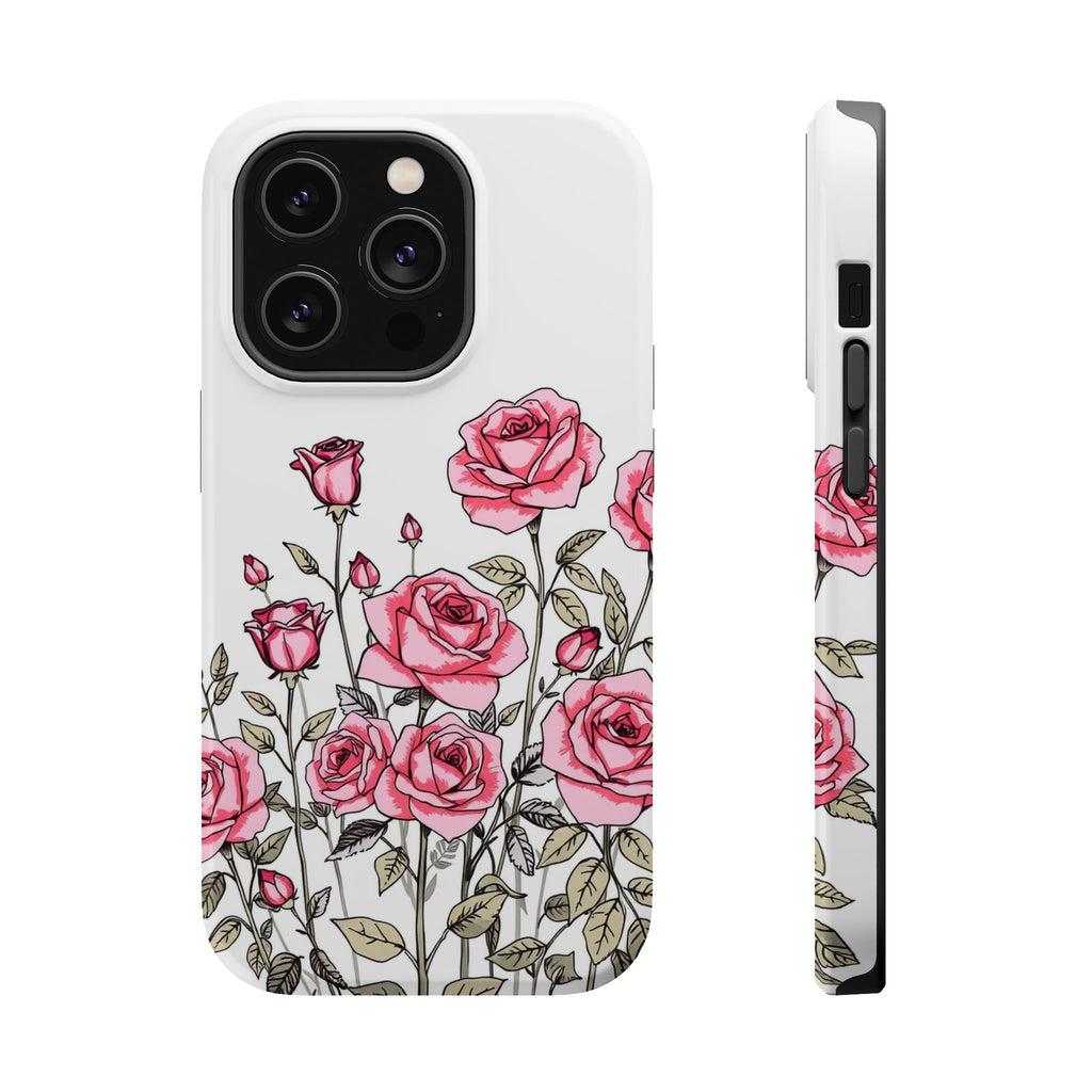 iPhone Rose Garden Hand-Drawn Sketch Slim Everyday Designer Case · iPhone Case