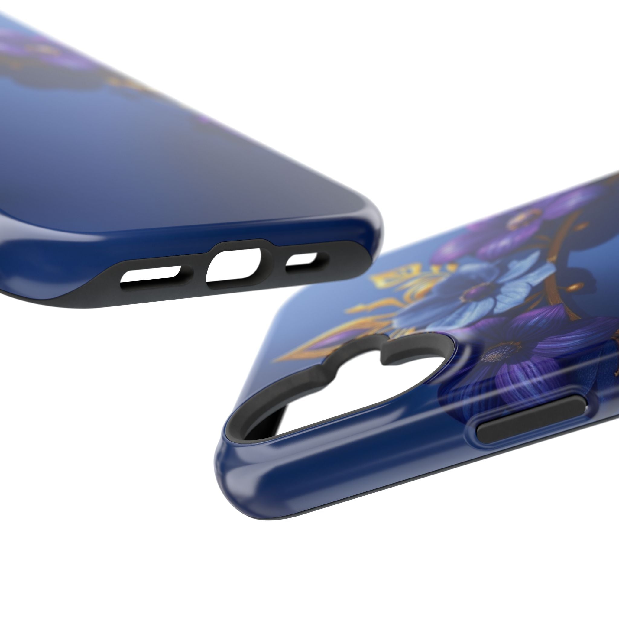 iPhone Vibrant Floral Crown Design 14 Slim Everyday Designer Case · iPhone Case