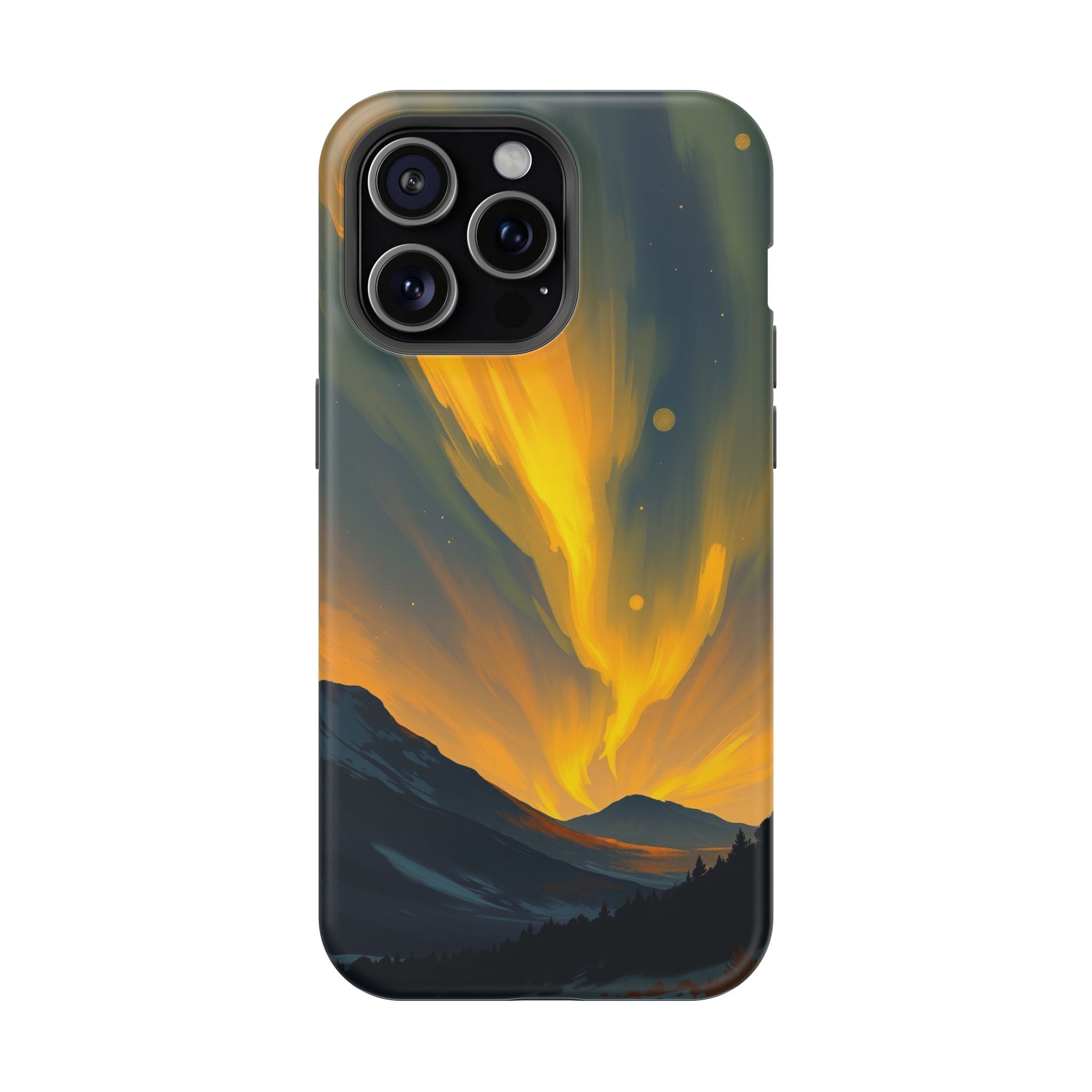 iPhone Serene Northern Lights Design Slim Everyday Designer Case · iPhone Case