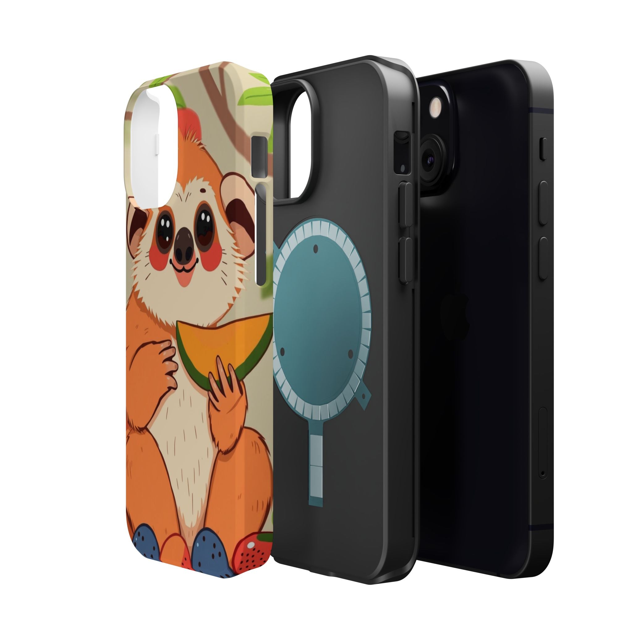 iPhone Slow Loris with Fruit Kids Fun iPhone Phone Case Gift Slim · iPhone Case