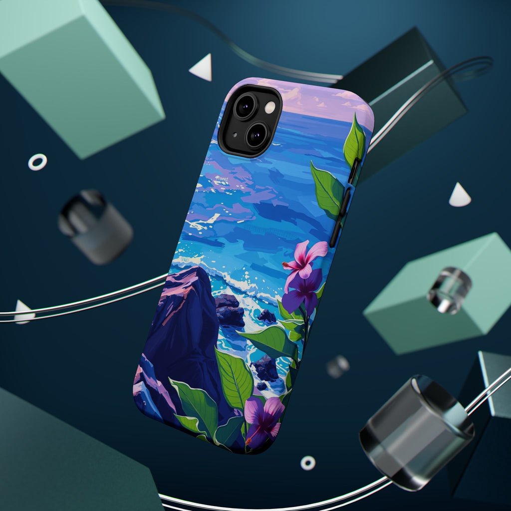 iPhone Hibiscus Coast Enchanted Art Slim Everyday Designer Case · iPhone Case