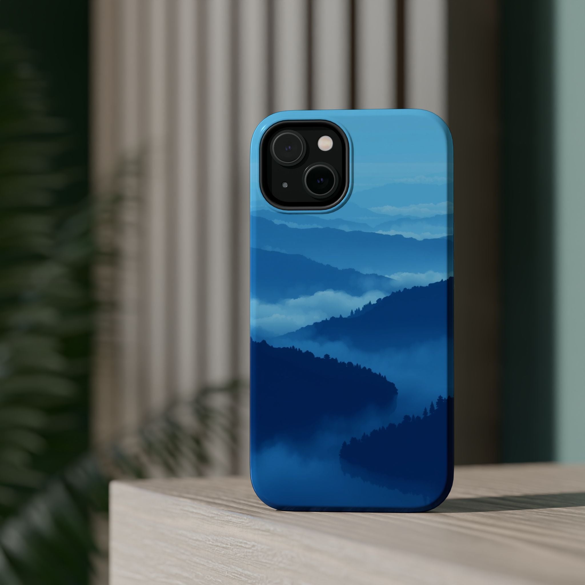 iPhone Fog Rolling Over Hills Pixel Art -Bit Slim iPhone Everyday · iPhone Case