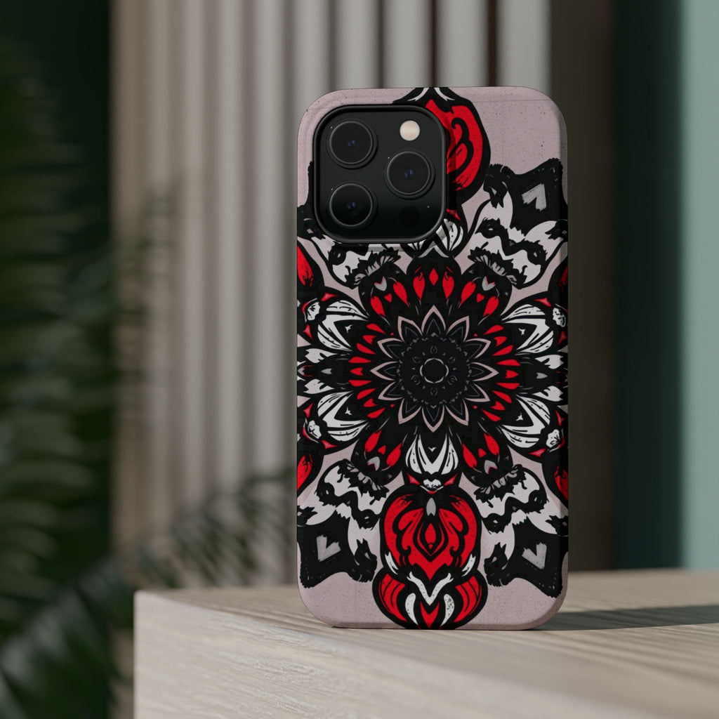 iPhone Floral Mandala Bold Art Slim Everyday Designer Case · iPhone Case
