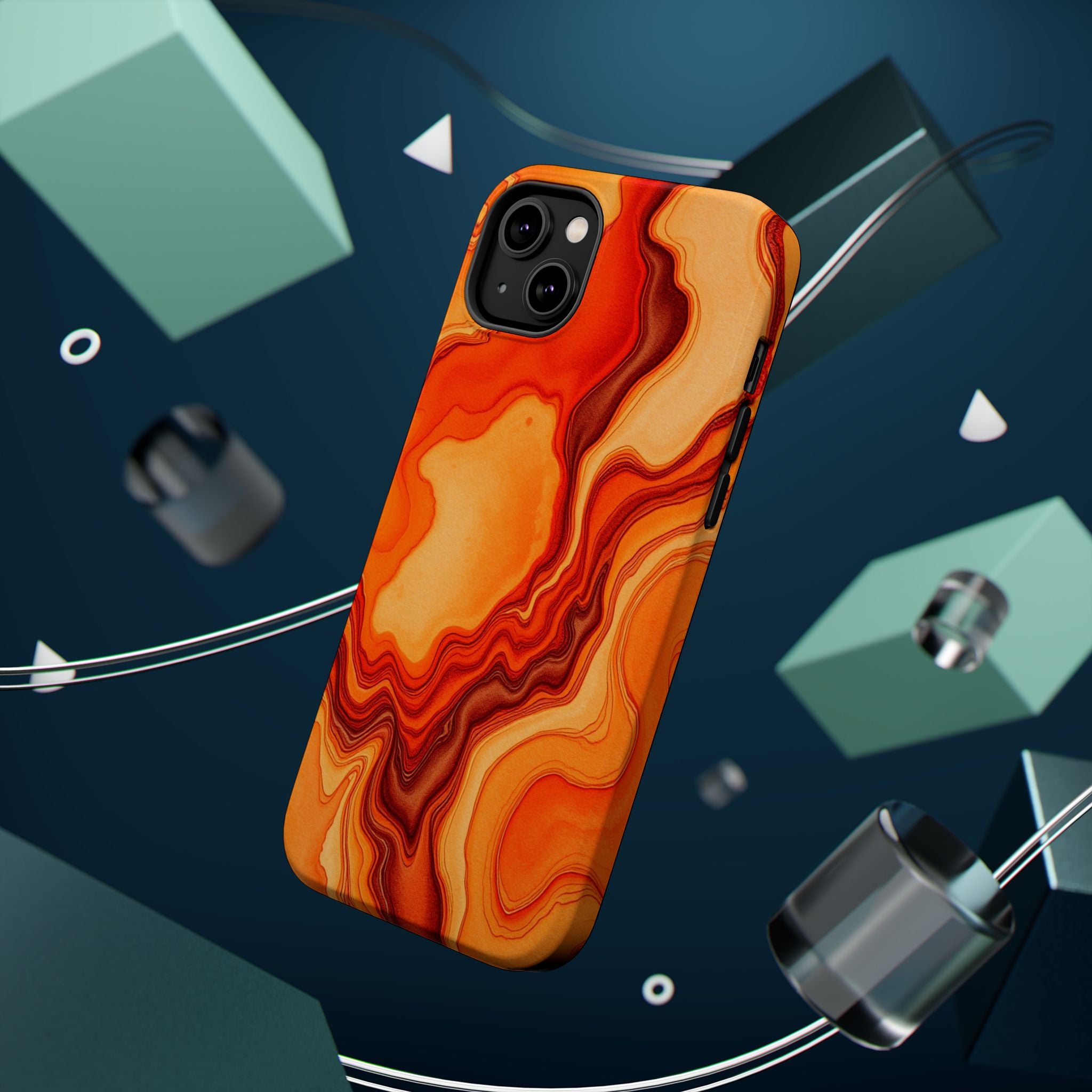 iPhone Fluid Art Vibrant Watercolor Slim Everyday Designer Case · iPhone Case
