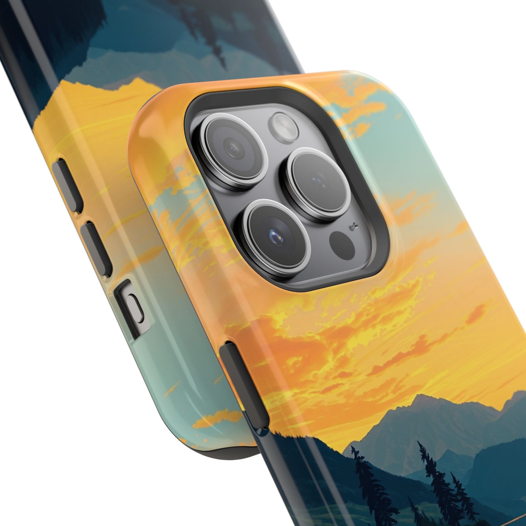 iPhone Lake at Twilight Oil Painting Impressionist iPhone Artistic · iPhone Case