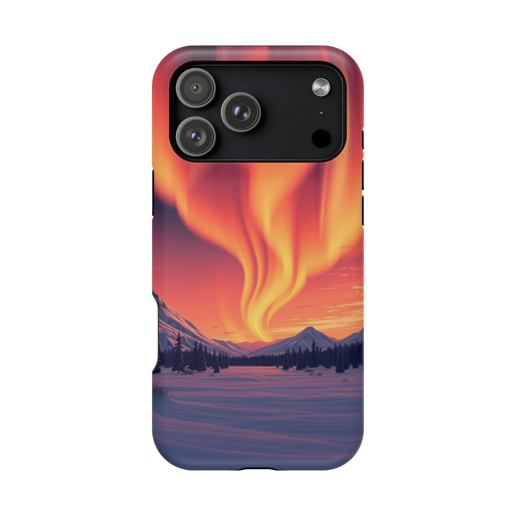 iPhone Sunset Amber And Peach Northern Lights Slim iPhone Everyday · iPhone Case