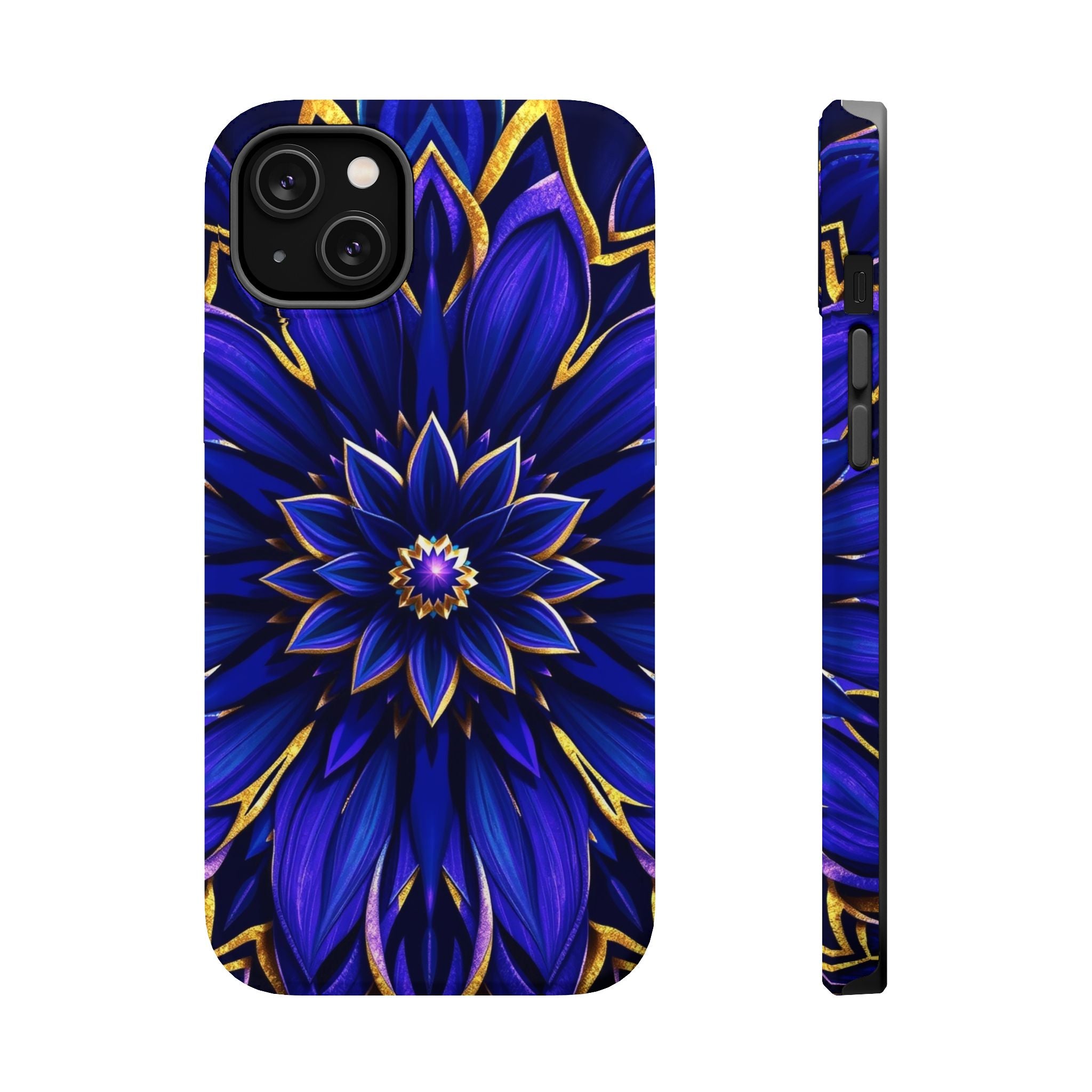 iPhone Floral Mandala Electric Art 14 Slim Everyday Designer Case · iPhone Case