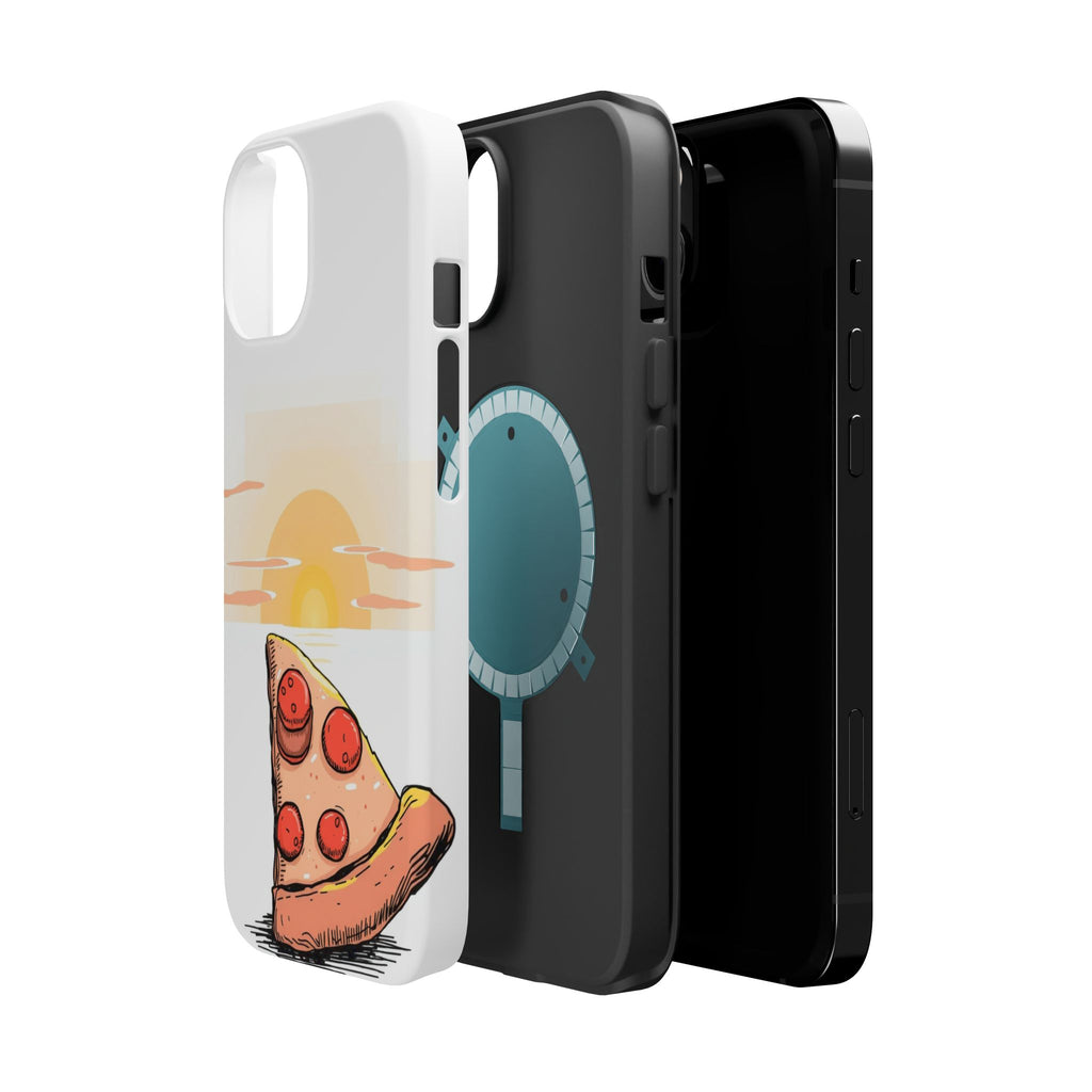 iPhone Earthy Pizza Slice Sunset Design Slim Everyday Designer Case · iPhone Cas