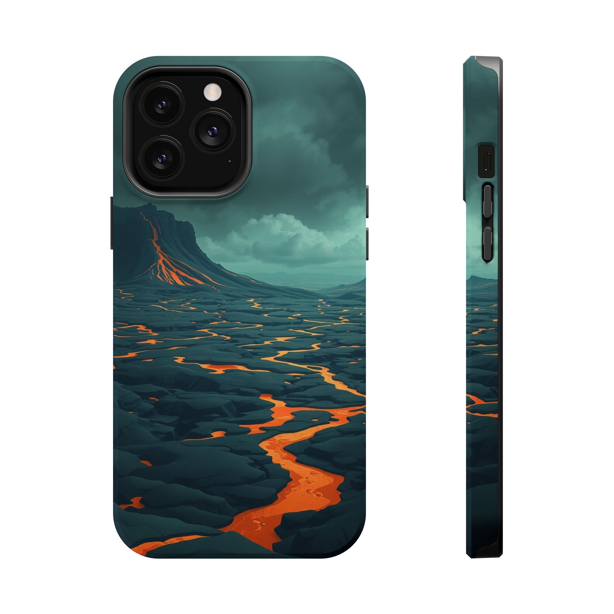 iPhone Radiant Lava Field Design 18 Slim Everyday Designer Case · iPhone Case
