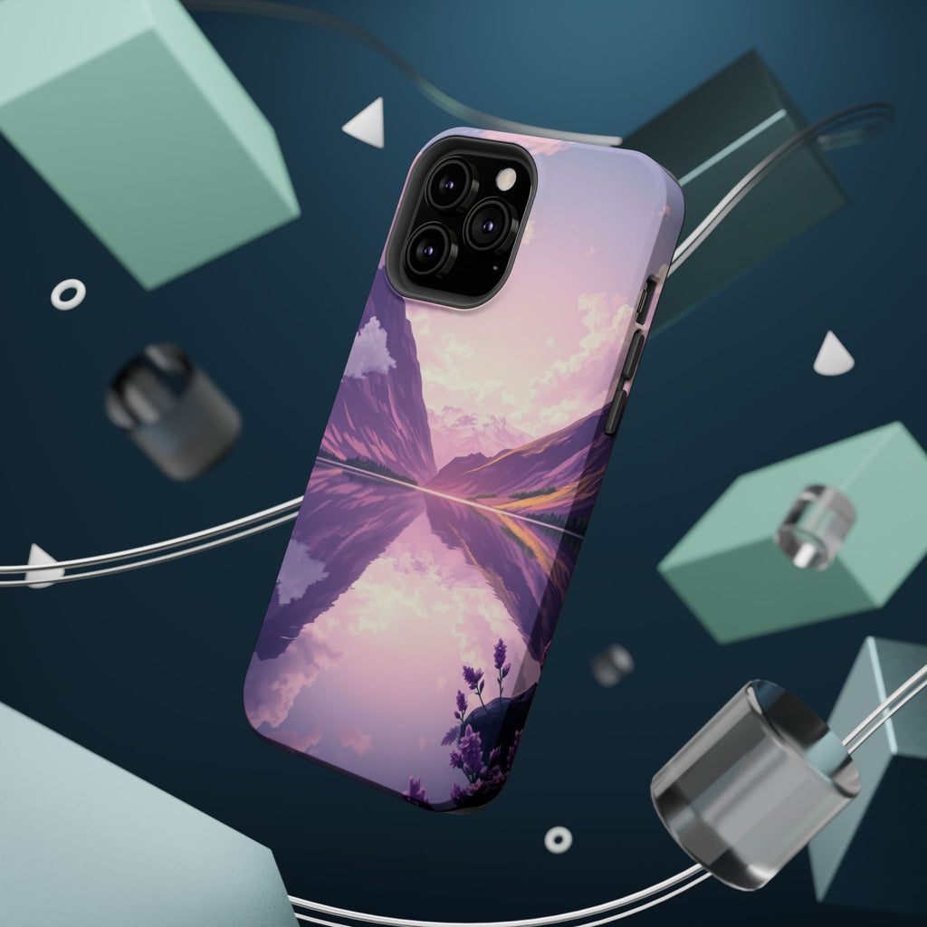 iPhone Lavender And Pearl Fjord Reflection Slim iPhone Everyday · iPhone Case