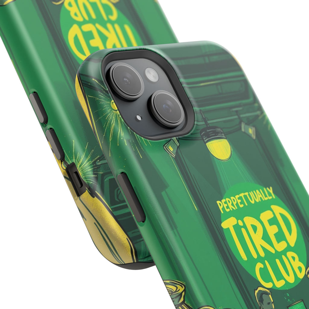 iPhone Radiant Perpetually Tired Club Design Slim Everyday Designer Case · iPhon