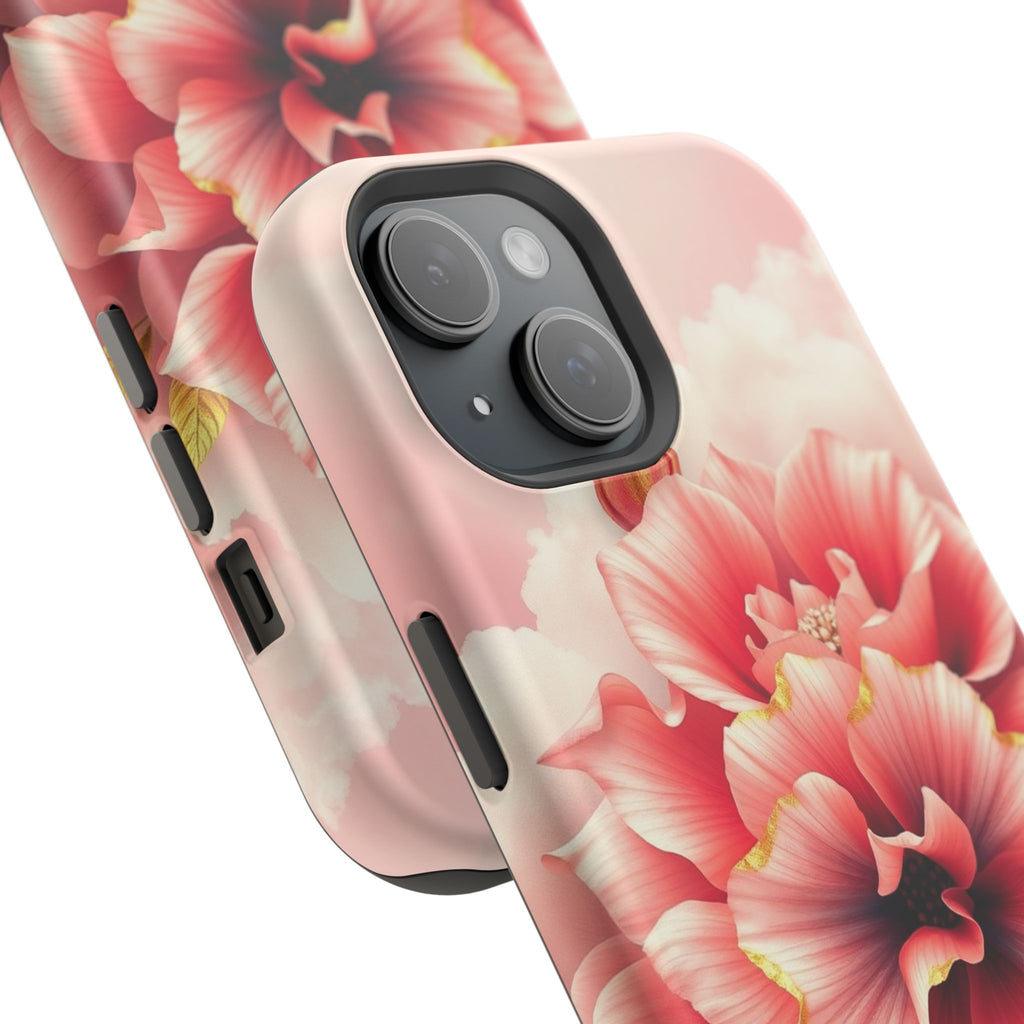 iPhone Pastel Floral Cloud Gold Foil Luxury Slim iPhone Everyday · iPhone Case