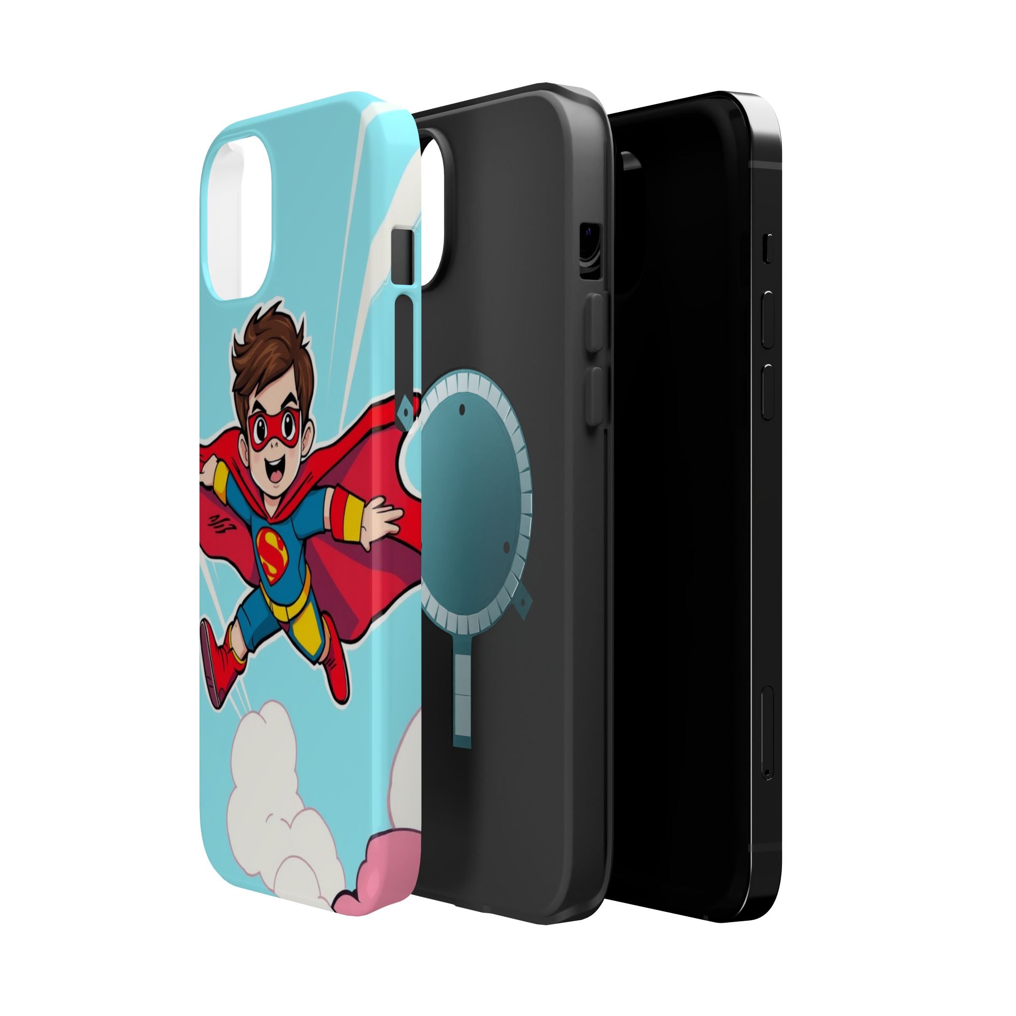 iPhone Kid Superhero Flying Kids Fun iPhone Phone Case Gift Slim · iPhone Case