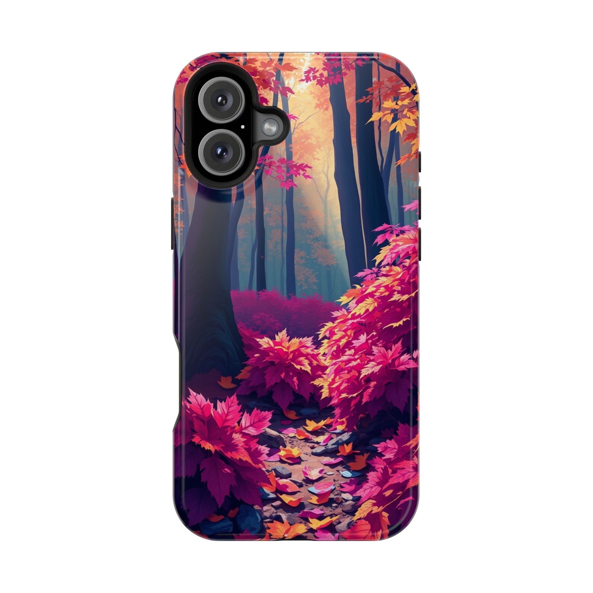 iPhone Earthy Autumn Forest Floor Design Slim Everyday iPhone Designer · iPhone