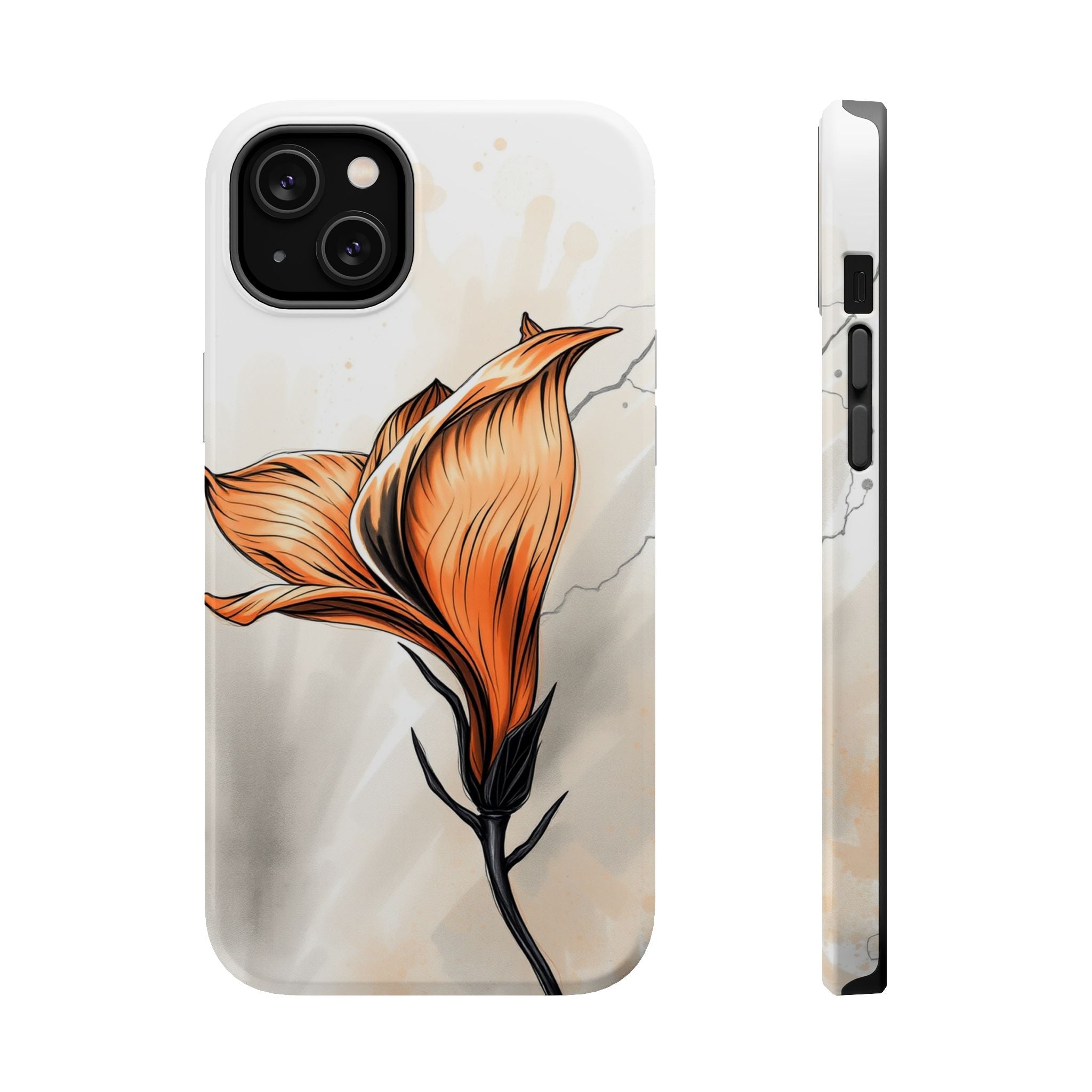 iPhone Dreamy Petal Storm Design Bold Modern Everyday Snap Case · iPhone Case