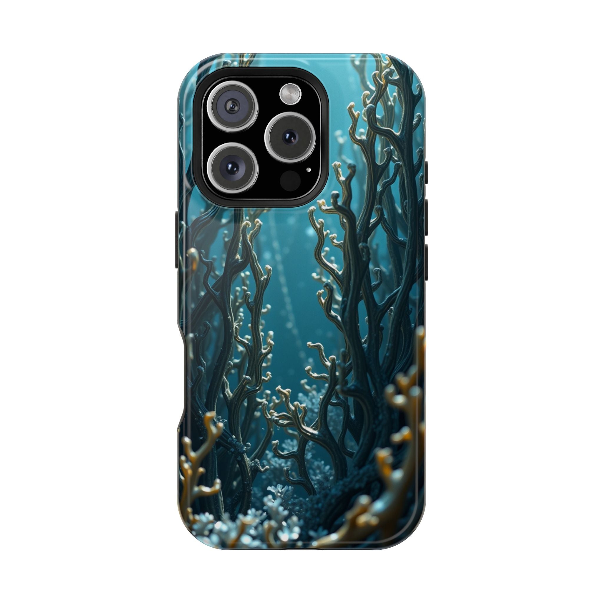 iPhone Midnight Blue And Silver Kelp Forest Slim iPhone Everyday · iPhone Case