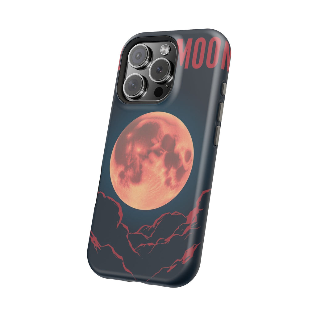 iPhone Blood Moon Rise Vintage Retro Poster Slim Everyday Designer Case · iPhone