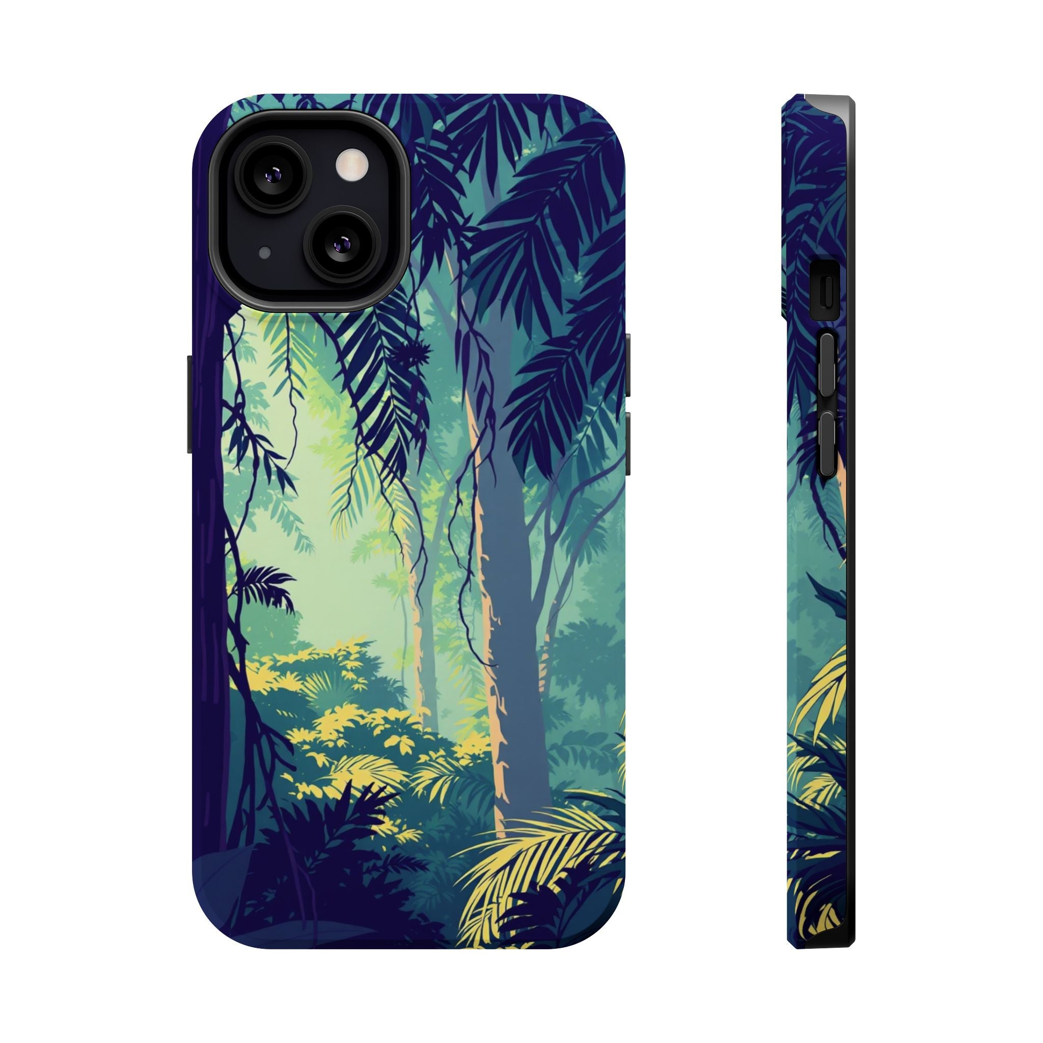 iPhone Mint And Blush Rainforest Canopy Slim Everyday iPhone Designer · iPhone C