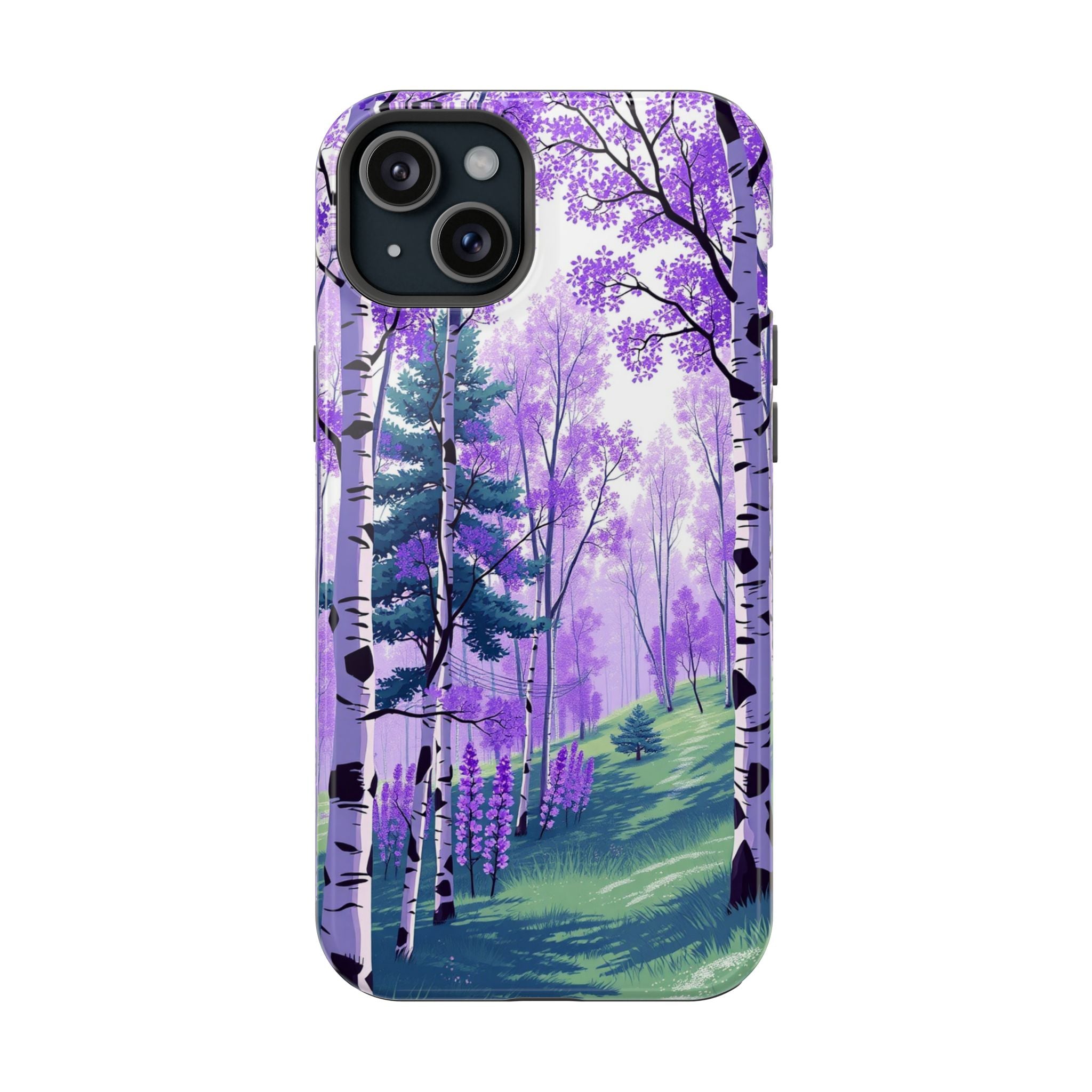 iPhone Birch Grove Electric Art Slim Everyday Designer Case · iPhone Case