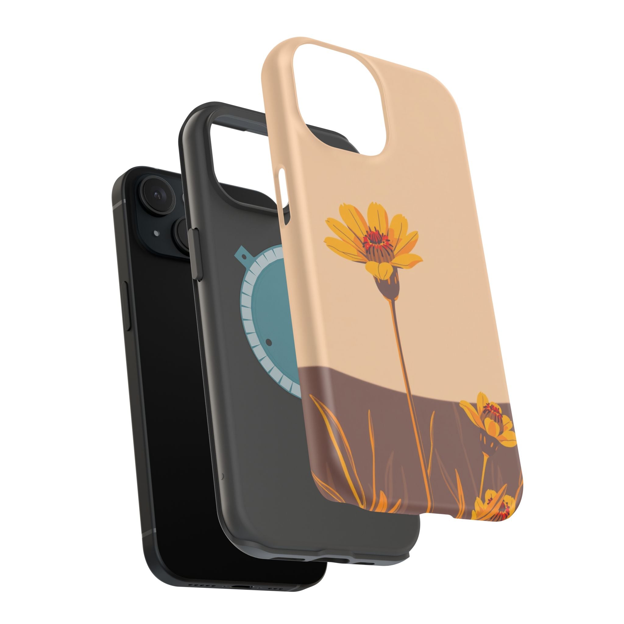 iPhone Serene Desert Flower Design Bold Modern Everyday Snap Case · iPhone Case