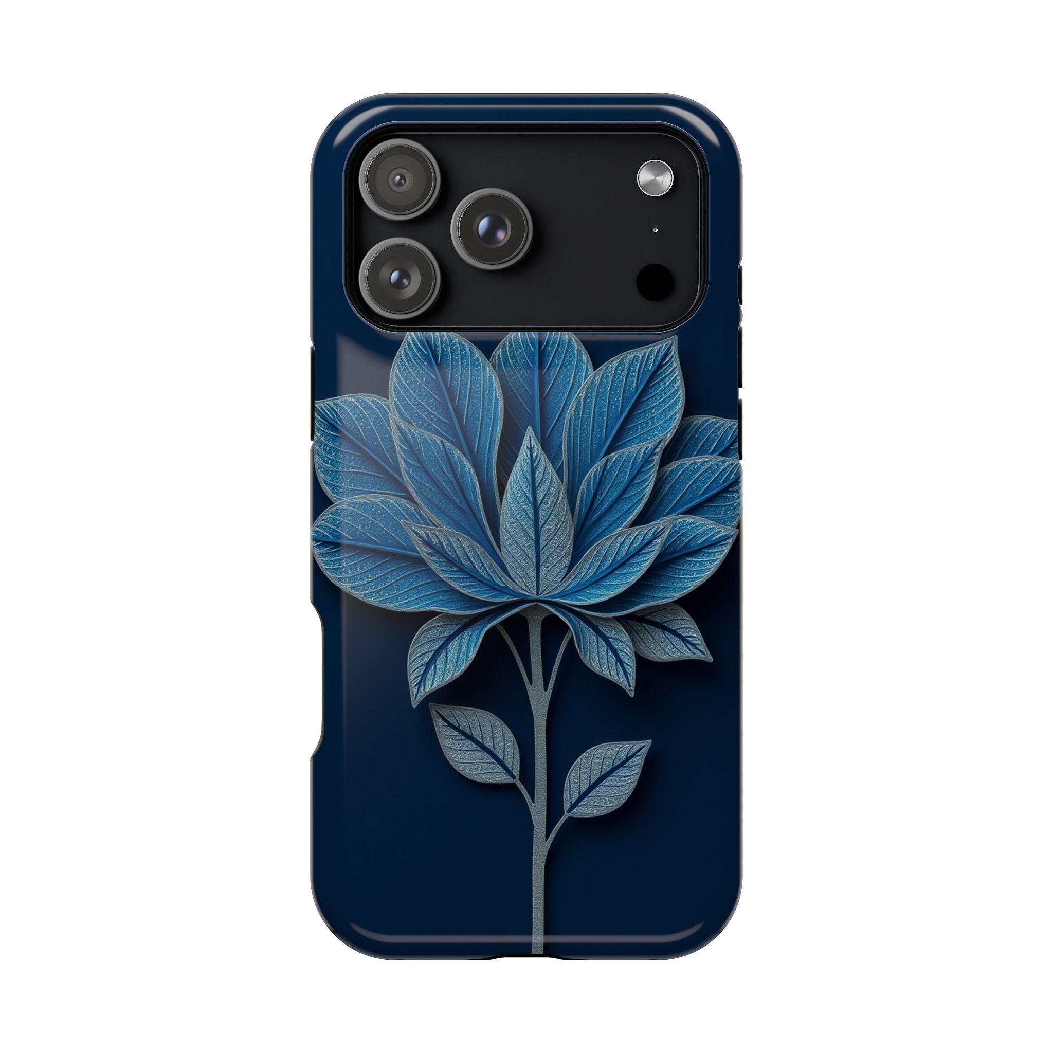 iPhone Night Bloomer Paper Cut Art Bold Modern Everyday Snap Case · iPhone Case
