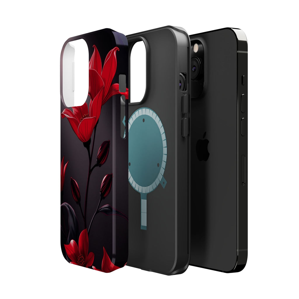 iPhone Dreamy Neon Floral Design Bold Modern Everyday Snap Case · iPhone Case