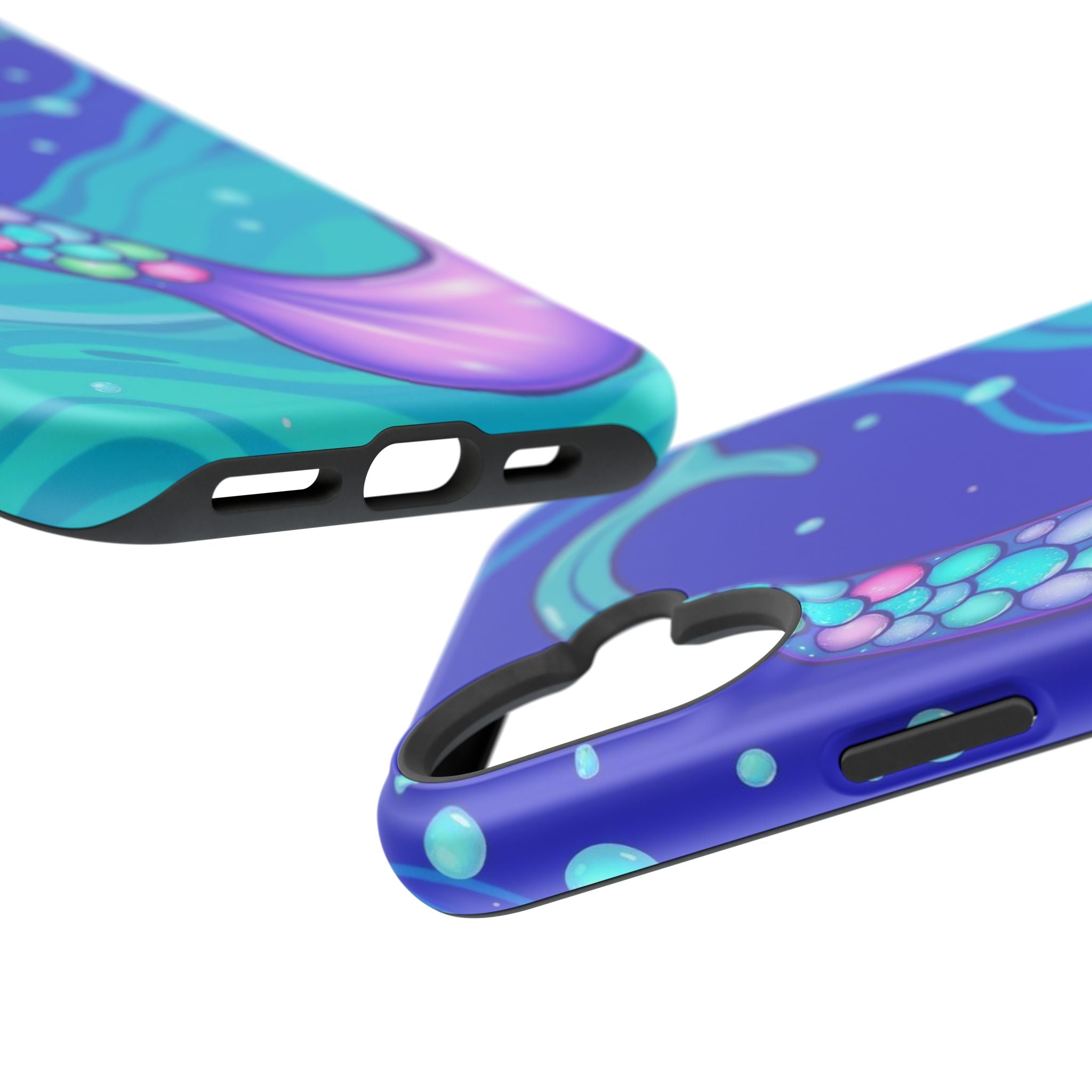 iPhone Mermaid Tail Swirl Kids Fun iPhone Phone Case Gift Artistic · iPhone Case