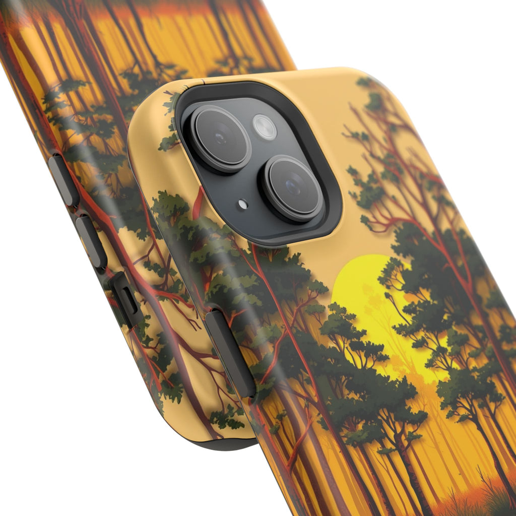 iPhone Earthy Cypress Swamp Design Bold Modern Everyday Snap Case · iPhone Case