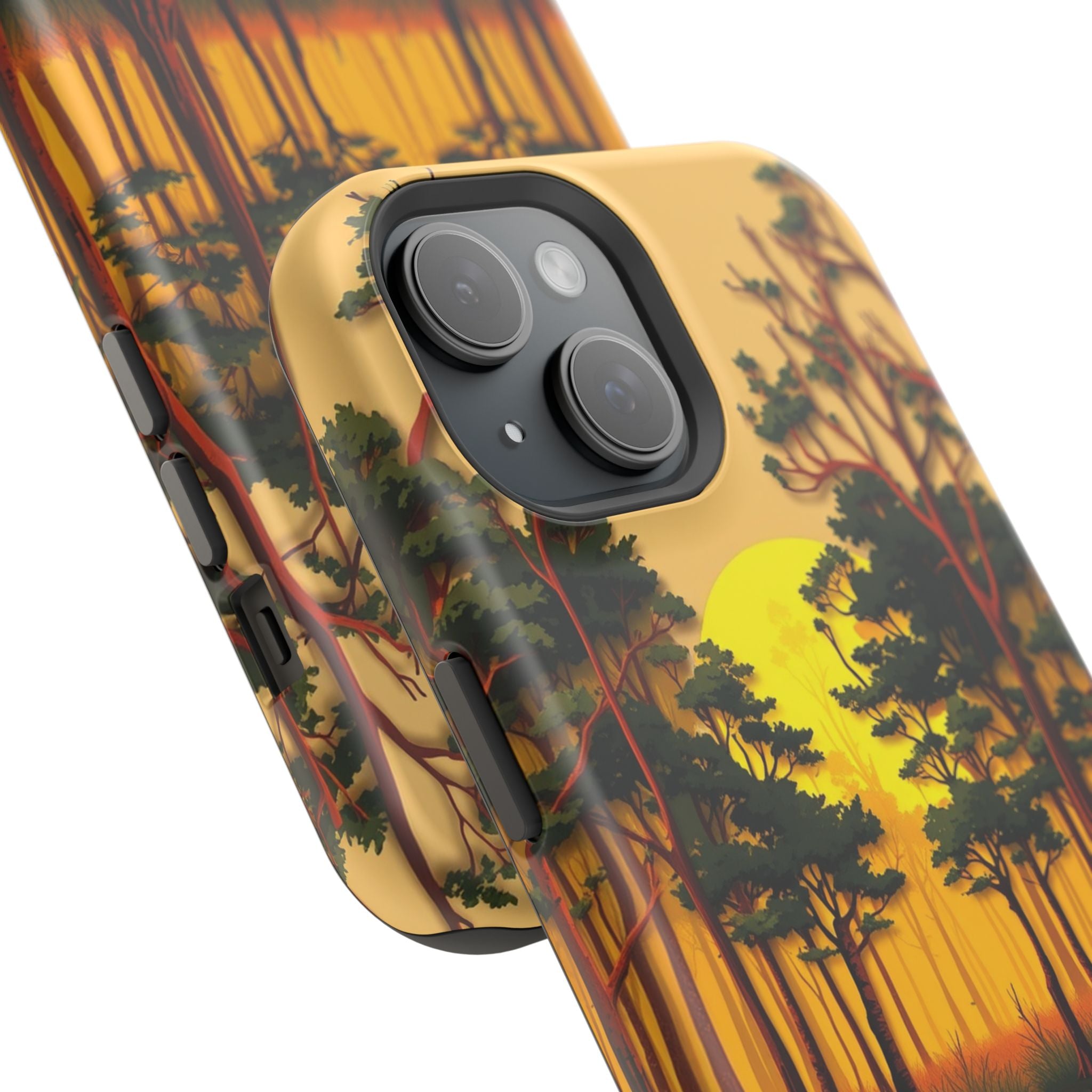 iPhone Earthy Cypress Swamp Design Bold Modern Everyday Snap Case · iPhone Case