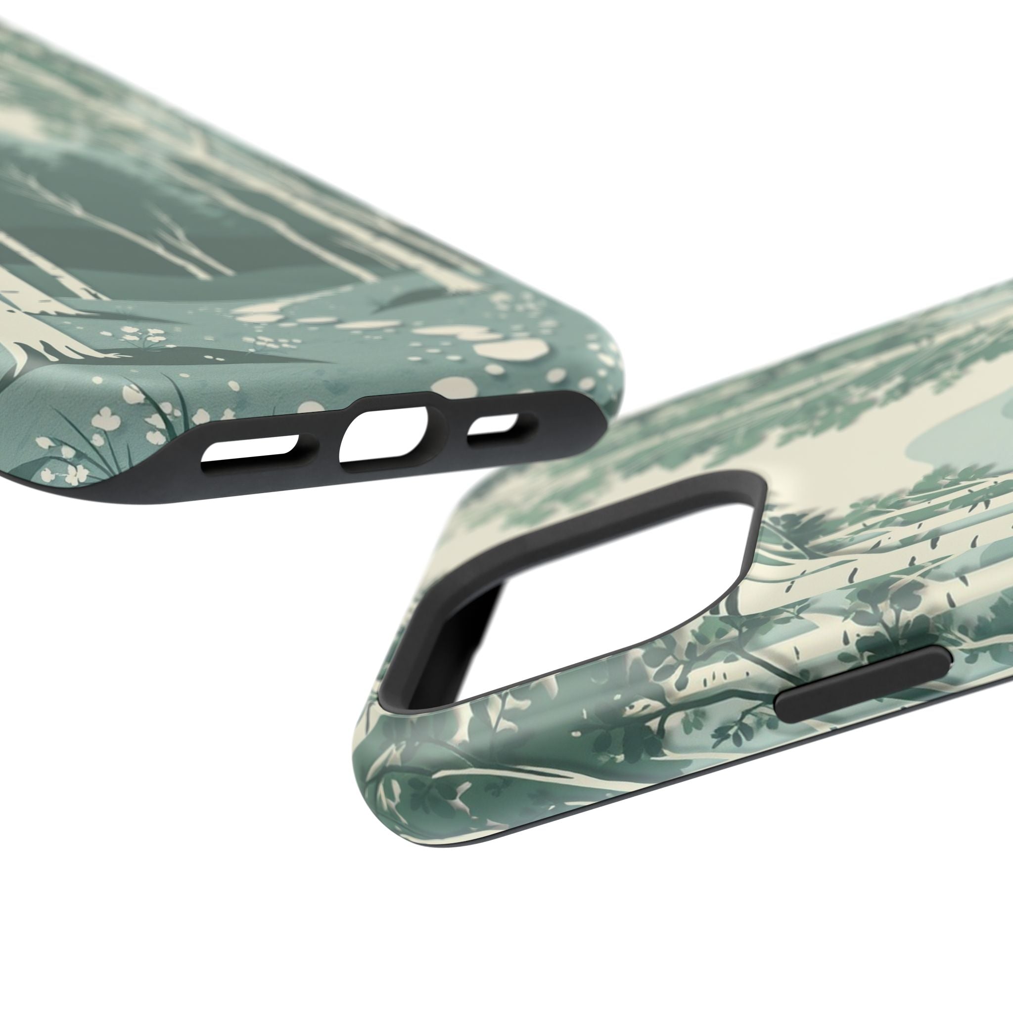 iPhone Birch Grove Paper Cut Art Bold Modern Everyday Snap Case · iPhone Case