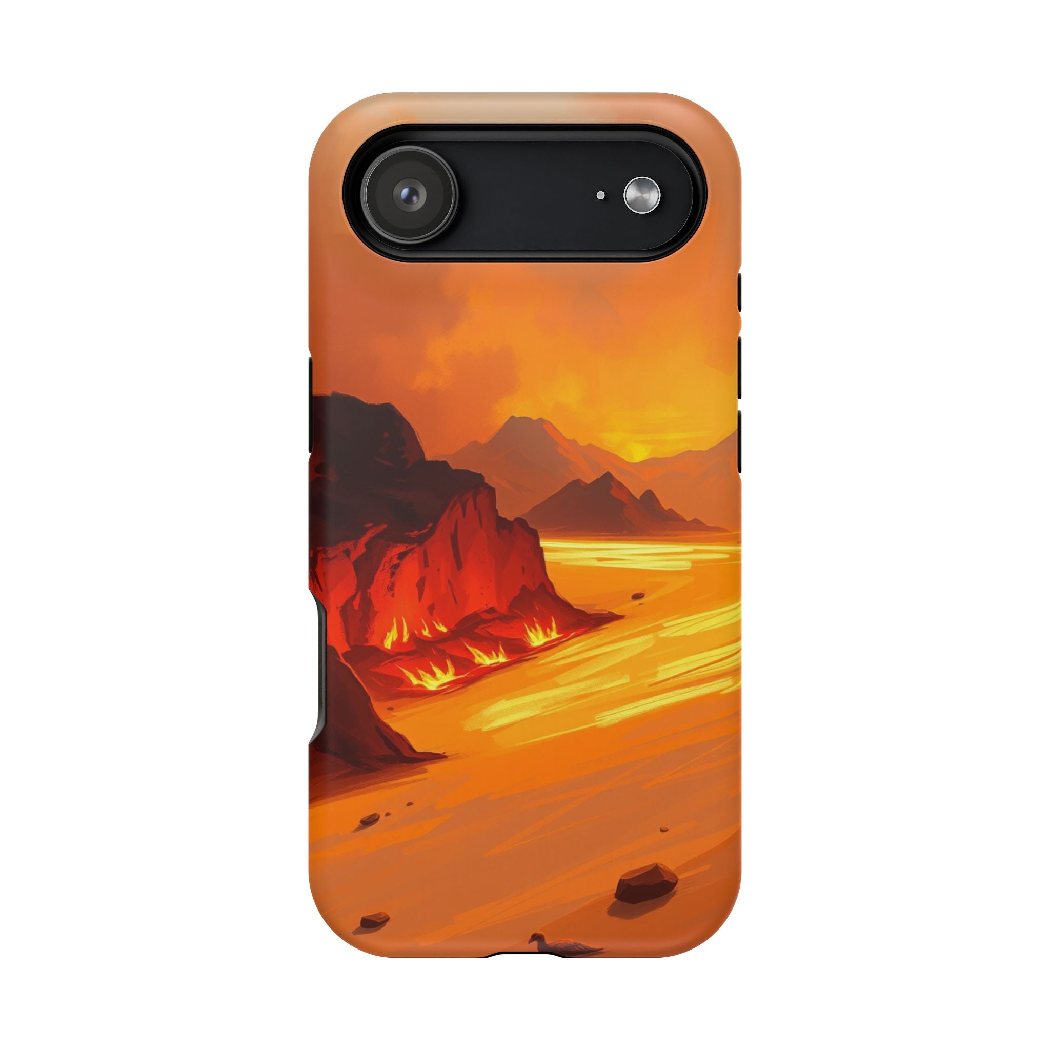 iPhone Burnt Orange And Sand Wildfire Glow Slim iPhone Everyday · iPhone Case