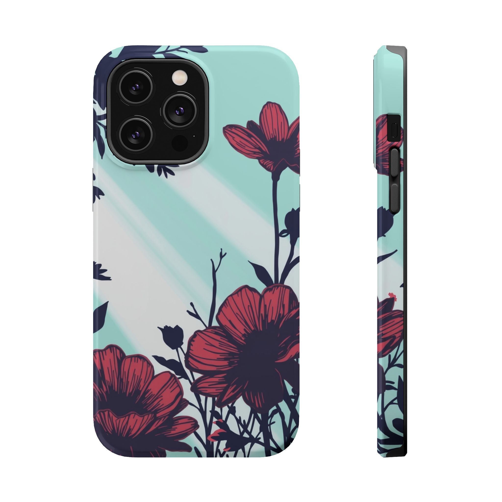 iPhone Floral Silhouette Cinematic Art Slim Everyday Designer Case · iPhone Case